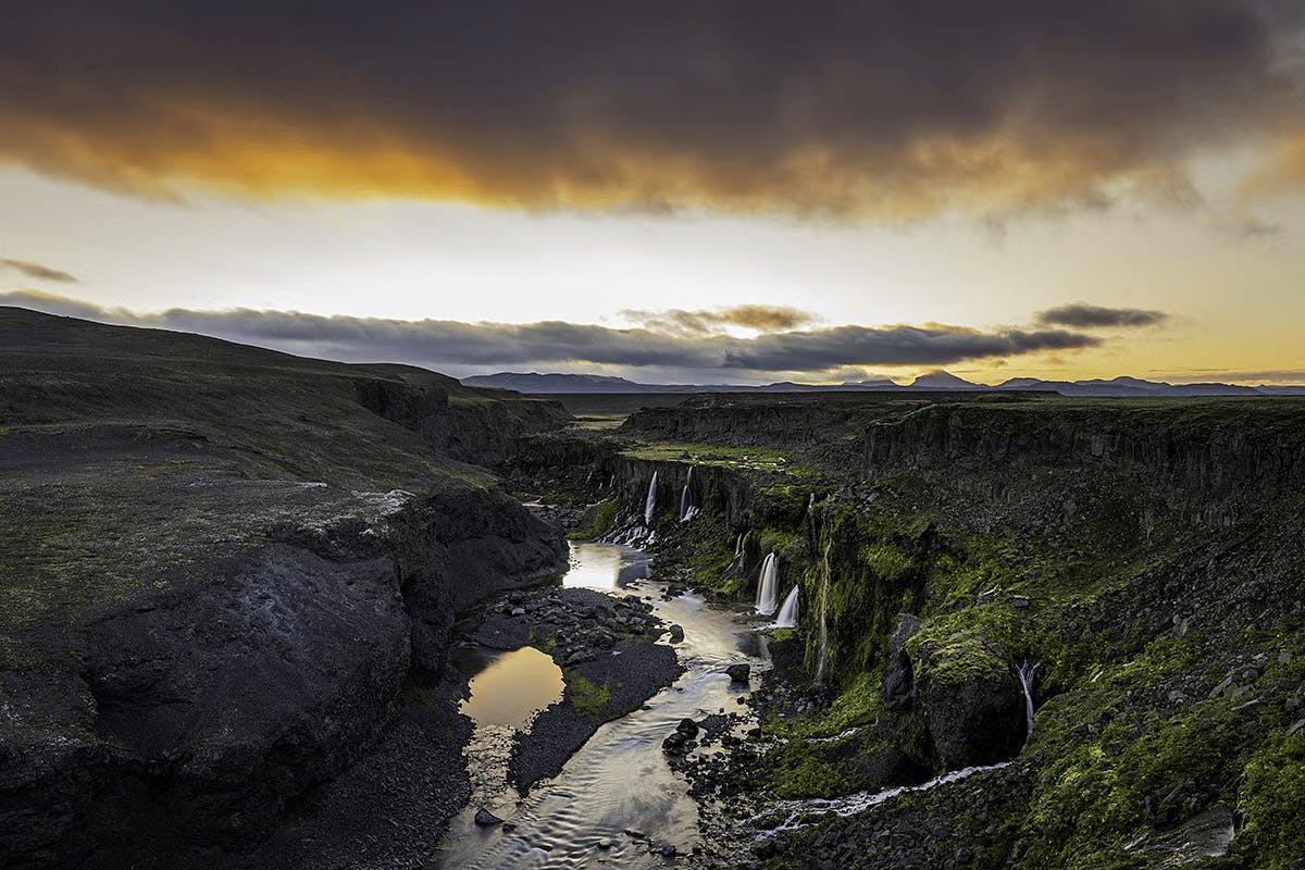 Sights on the Landmannalaugar Hiking, Haifoss Waterfall & Nature Bath Private Tour