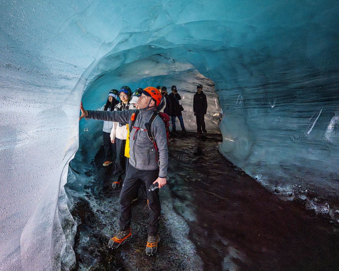Iceland scenery on the Katla Volcano Ice Cave Super Jeep Tour