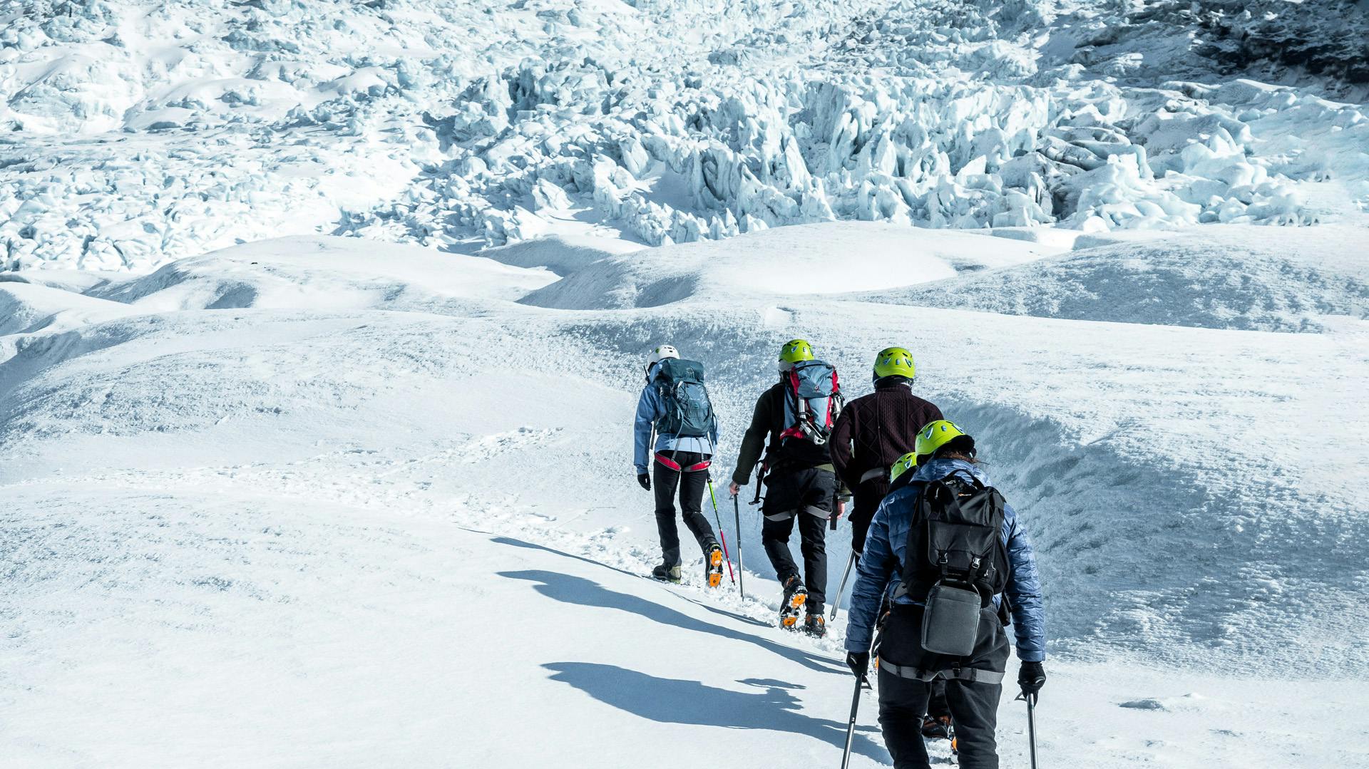Glacier scenery on the Skaftafell Ice Climbing & Glacier Hike tour