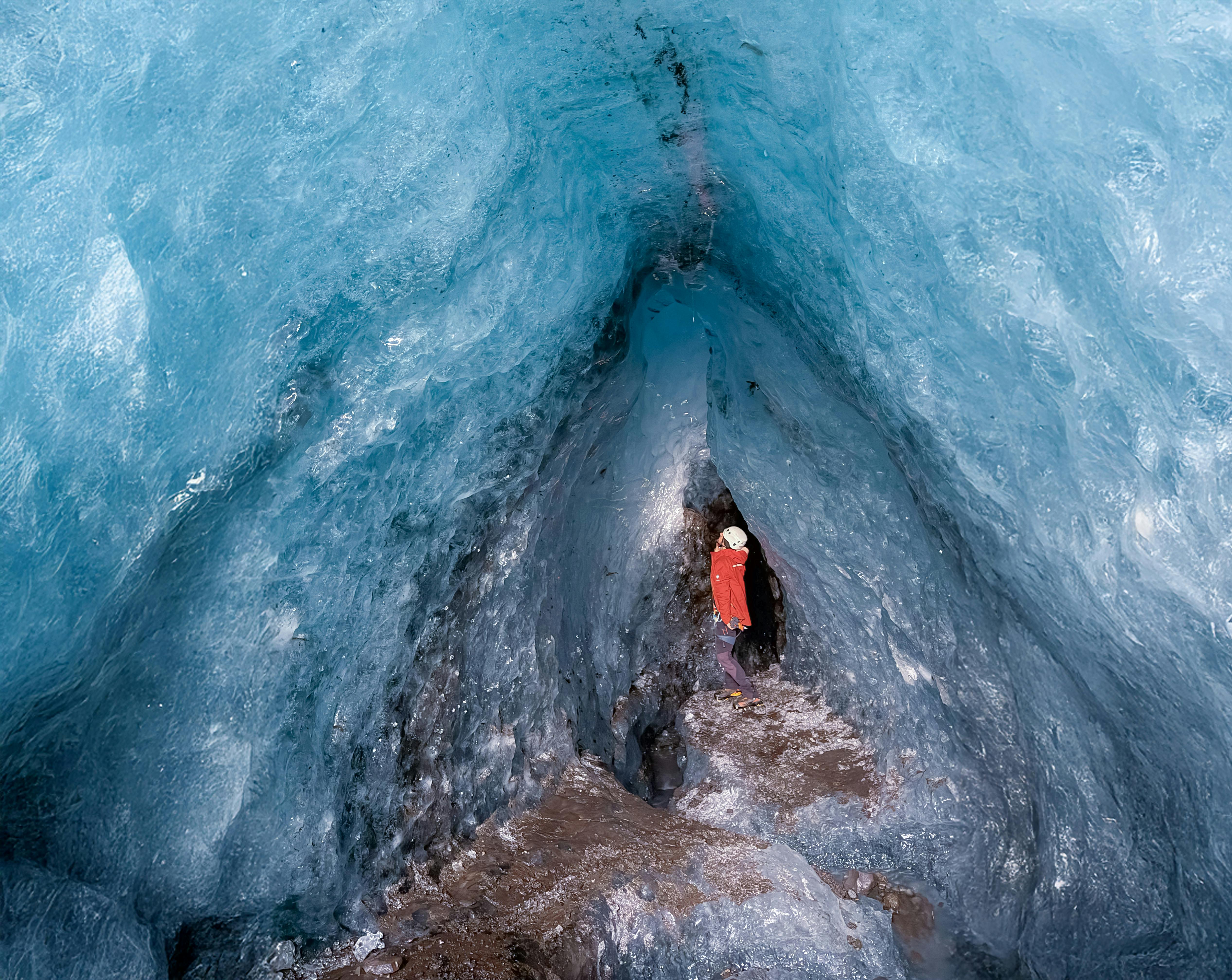 Iceland scenery on the Skaftafell Blue Ice Cave & Glacier Hike tour