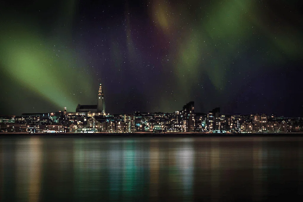Views from the New Year's Eve Reykjavík Cruise, Iceland