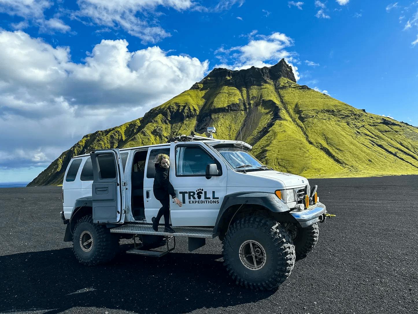 Views from Katla Ice Cave 4-hour Super Jeep Tour