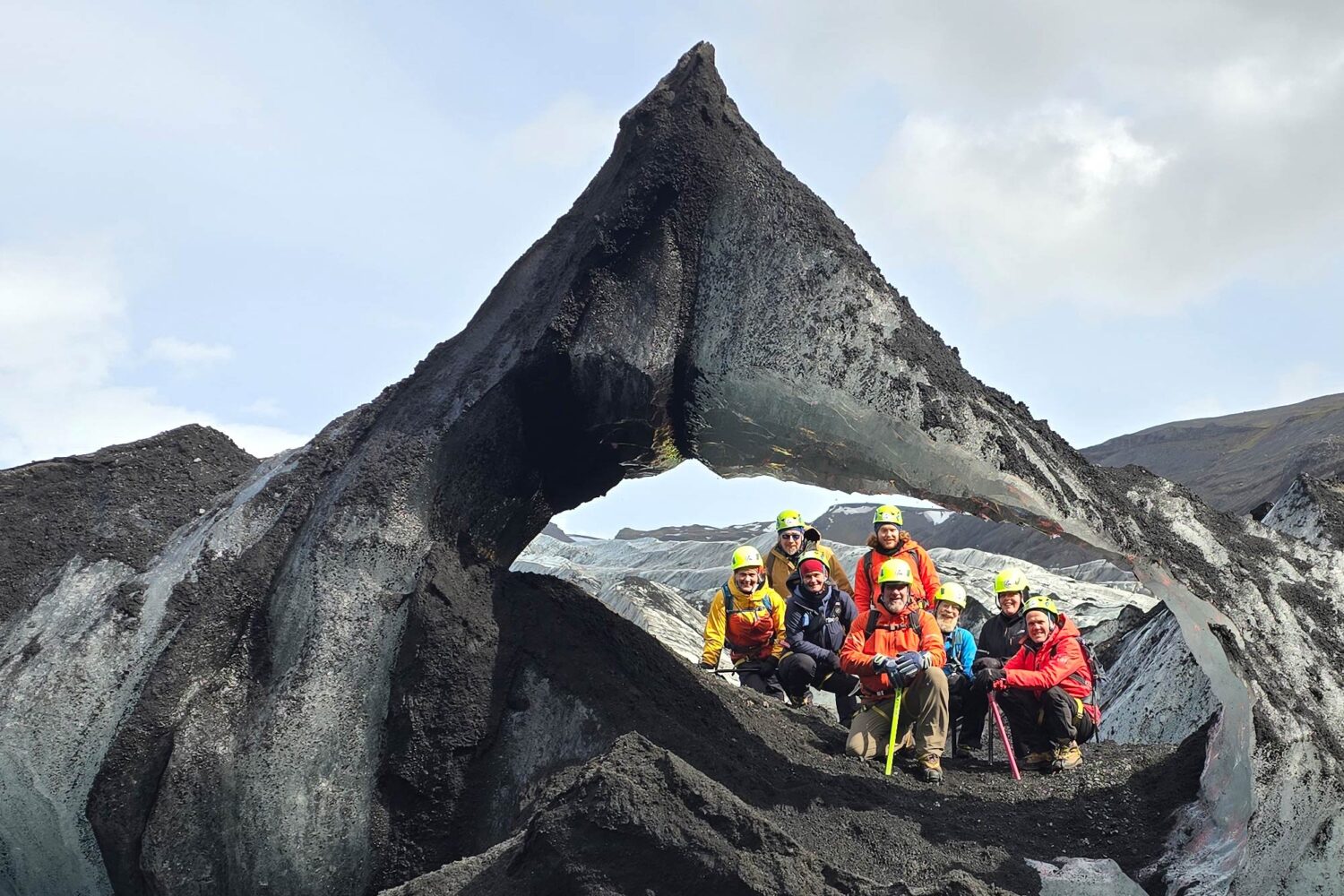 Highlights of Glacier Hike w. Photos, South Coast Waterfalls, Black Sand Beach and Sky Lagoon