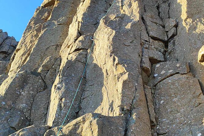 Scenery on Rock Climbing in Iceland