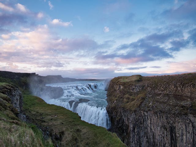 Icelandic scenery on 3 Day Summer Minibus Tour: South Coast, Glacier Hike and Golden Circle
