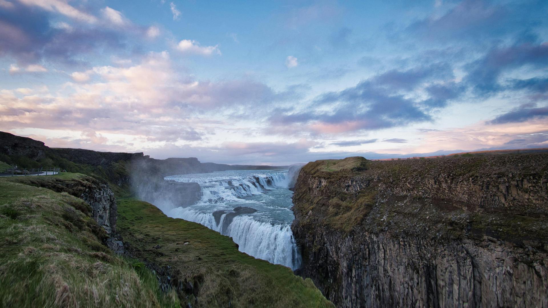 Gullfoss waterfall, Iceland