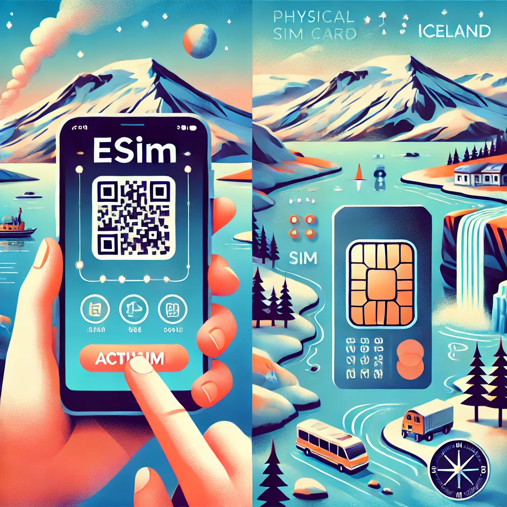 Iceland eSIM vs. Physical SIM Cards: Which Is Better for Travelers?