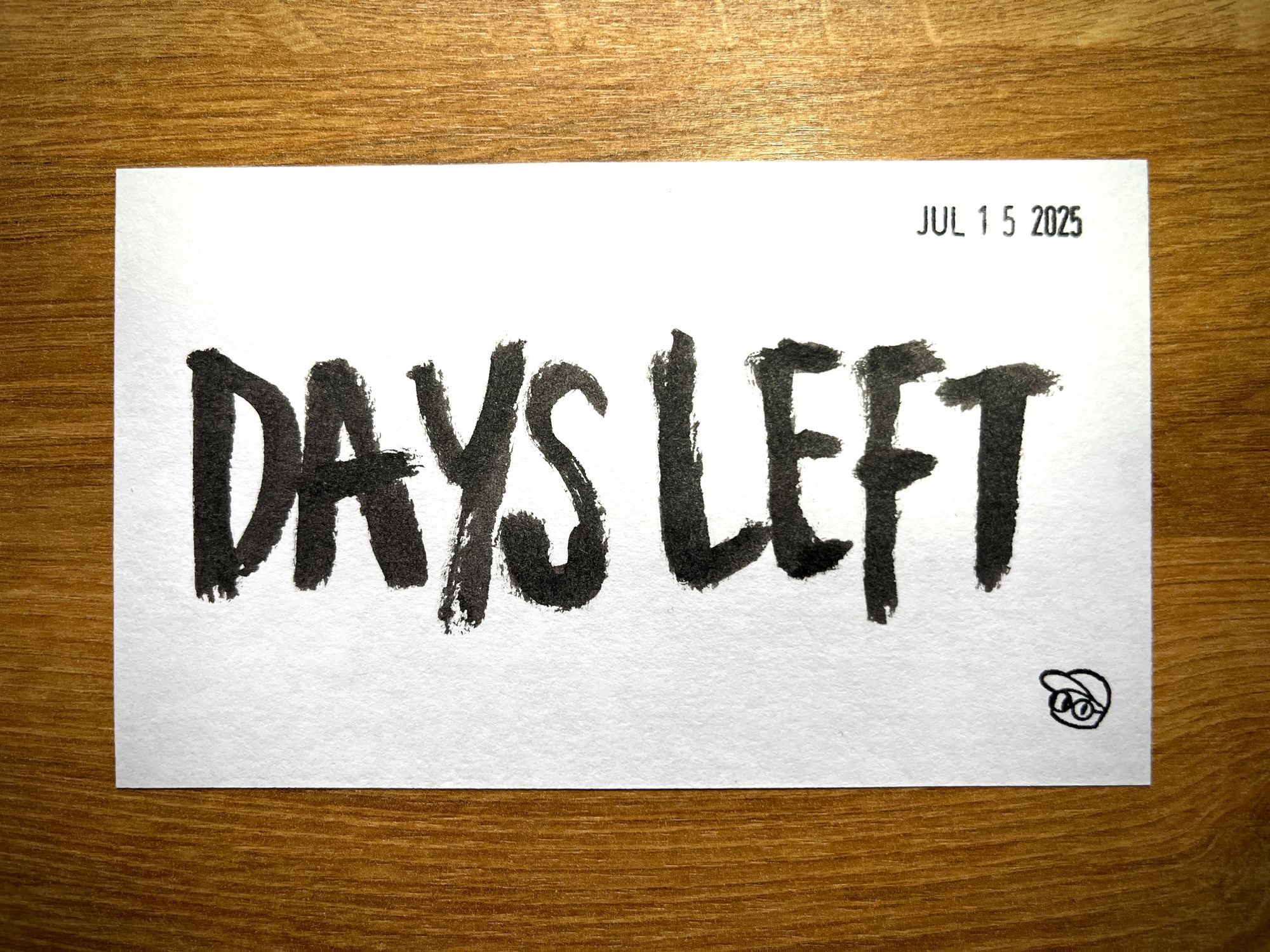 Days left
