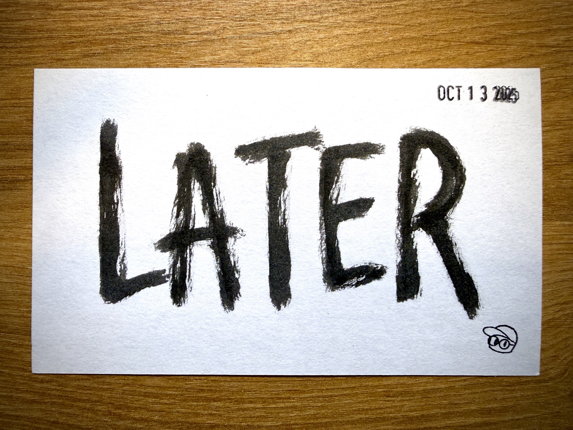 Later