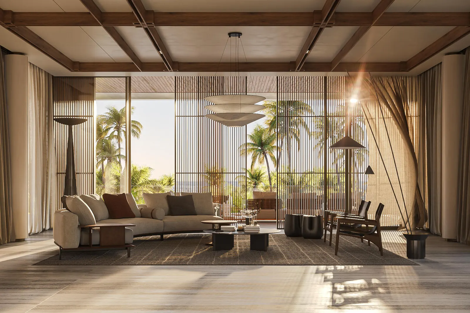 House Zen — living room interior visualization by VAN GOOD DESIGN