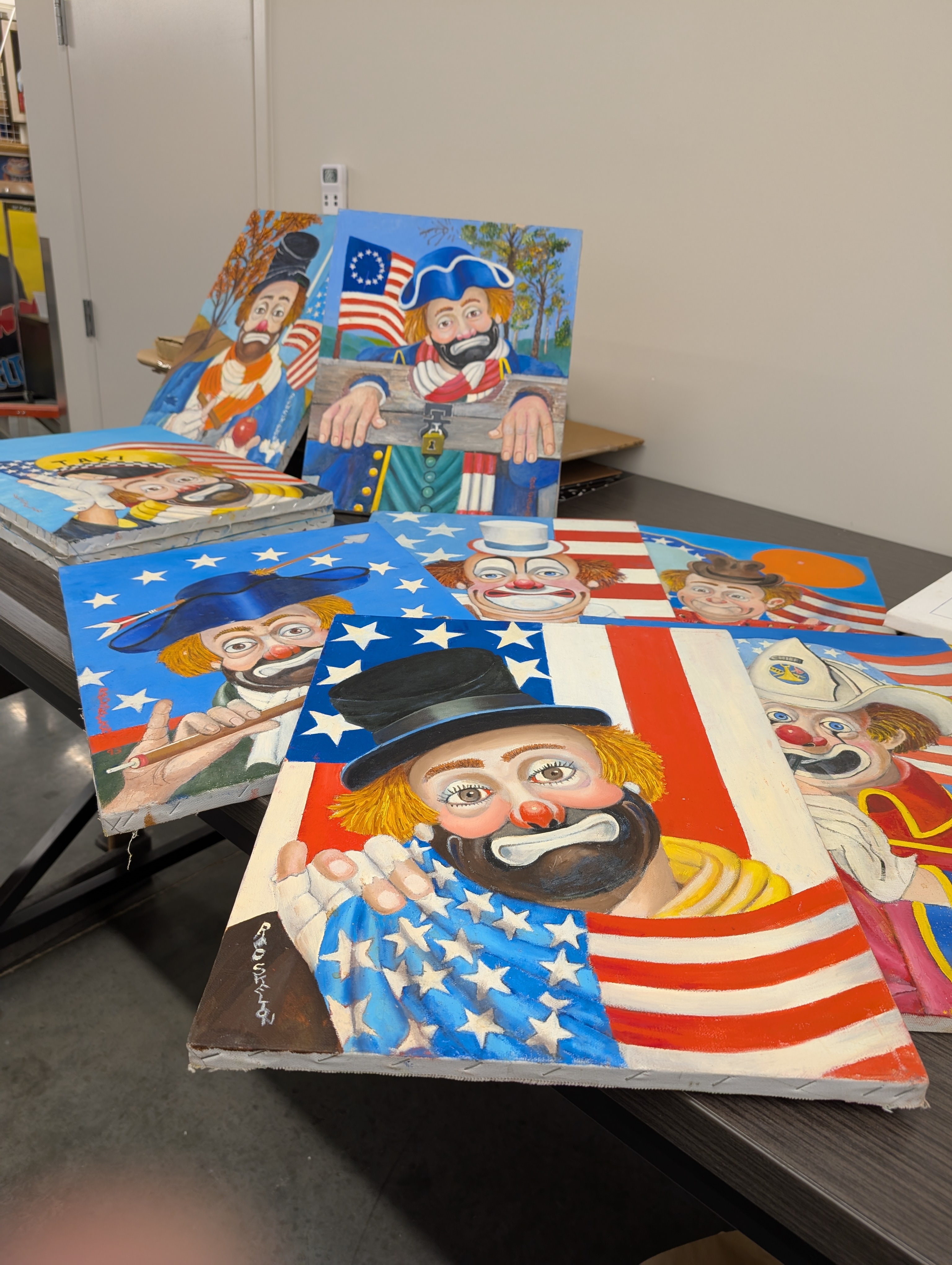 Red Skelton, White and Blue