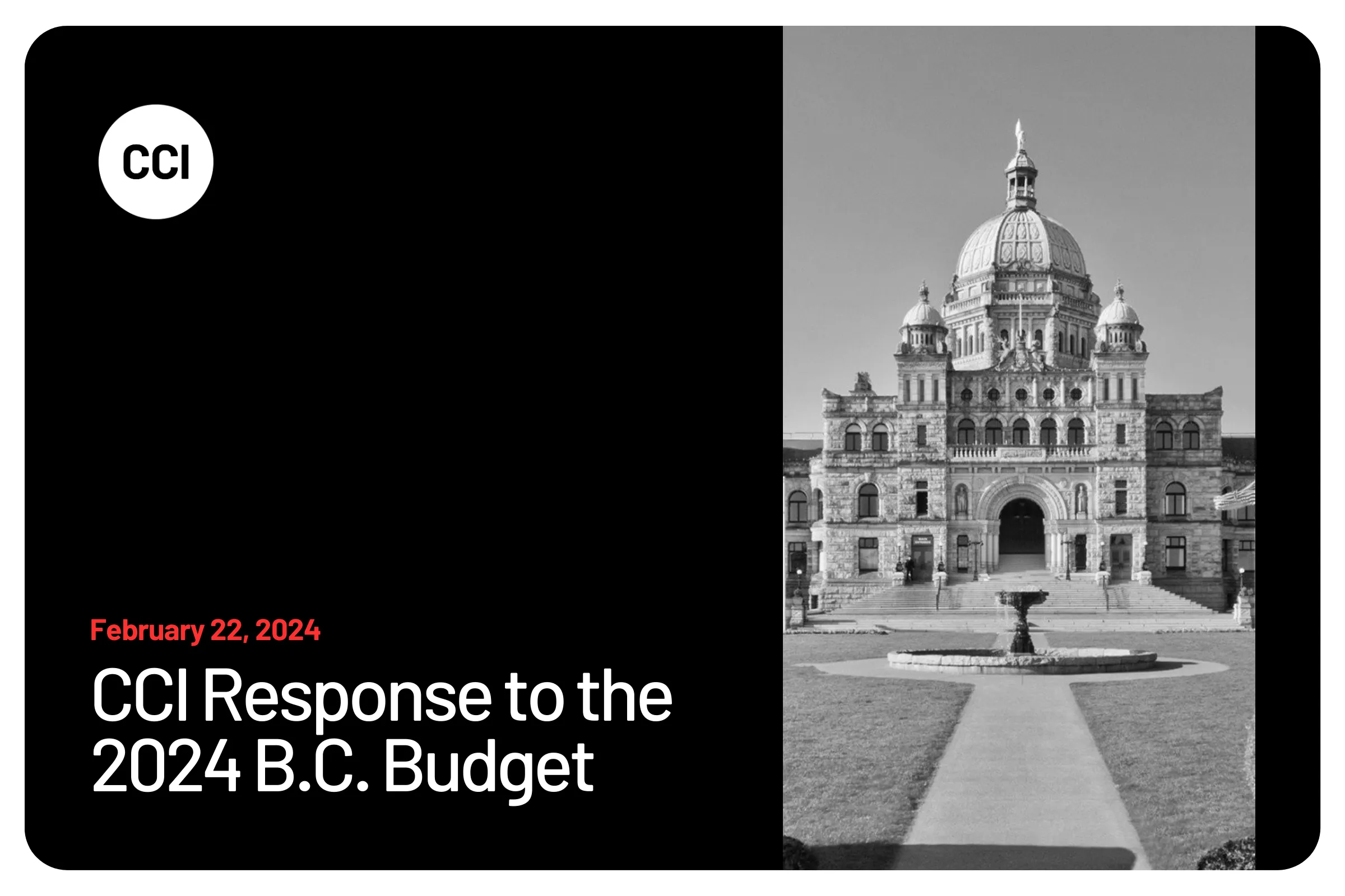 Réponse de CCI au budget 2024 de la Colombie-Britannique