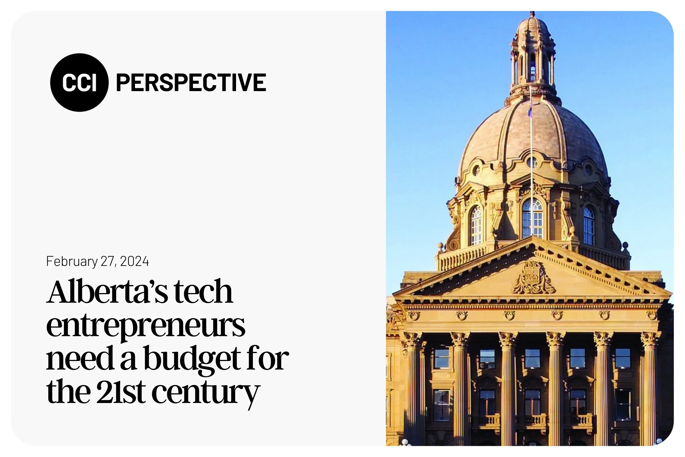 Alberta’s Tech Entrepreneurs Need a Budget for the 21st Century