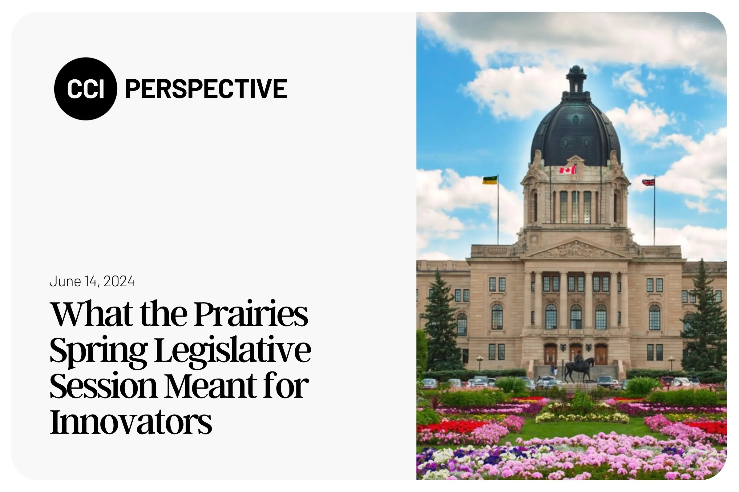 Ce que la session législative printanière des Prairies a signifié pour les innovateurs