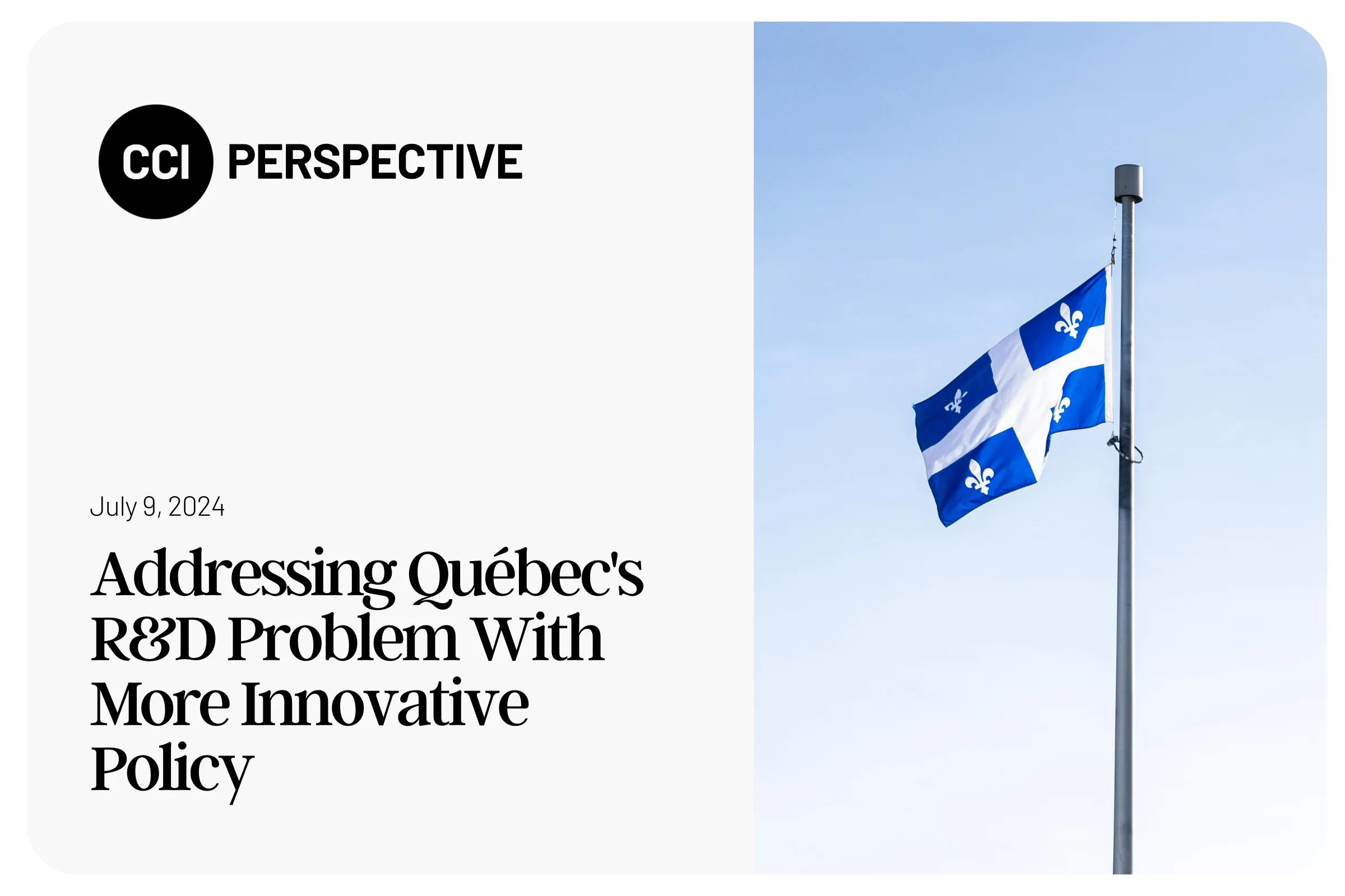 Addressing Québec's R&D Problem With More Innovative Policy 