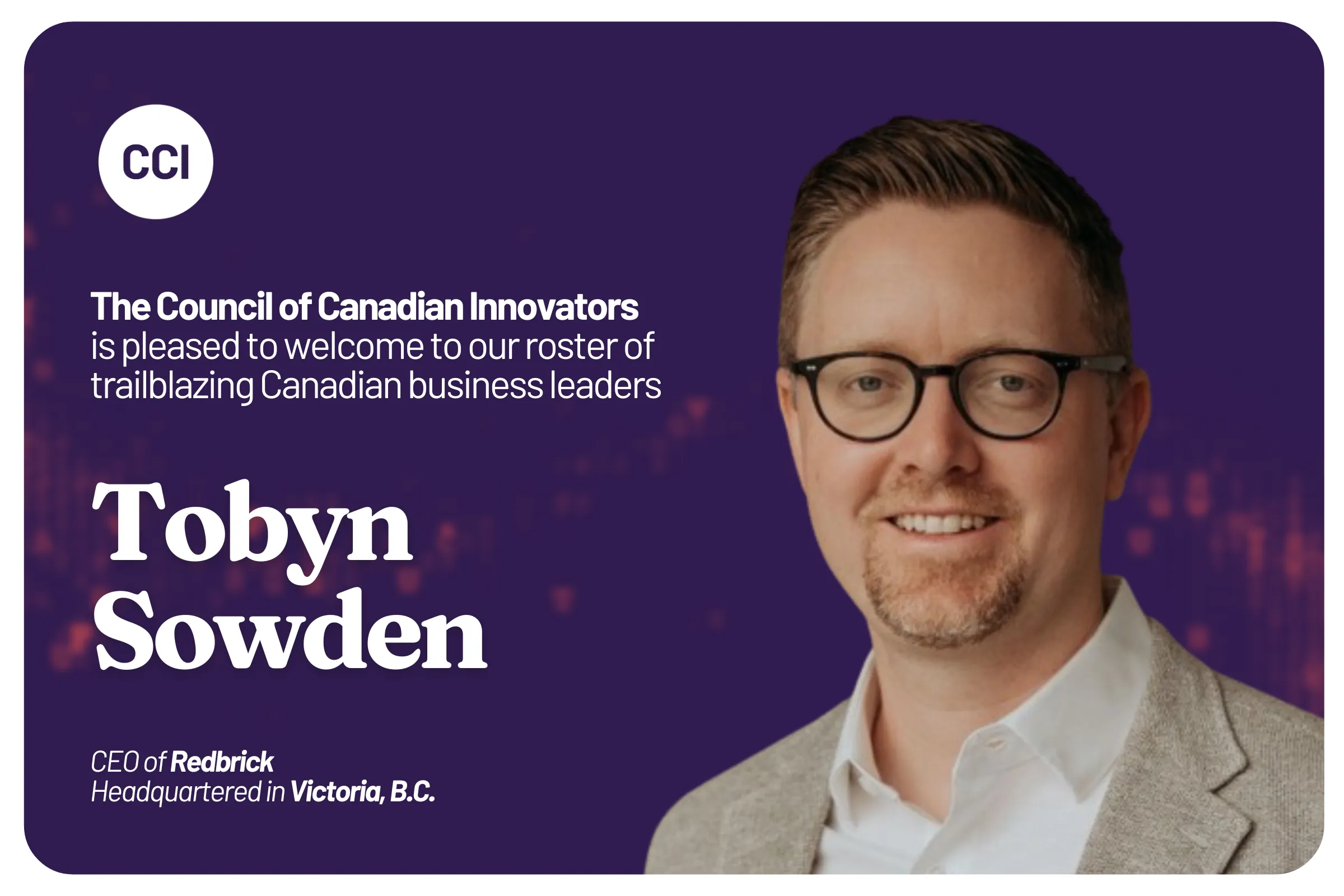 CCI Welcomes Redbrick Technologies to Our National Network of Innovators
