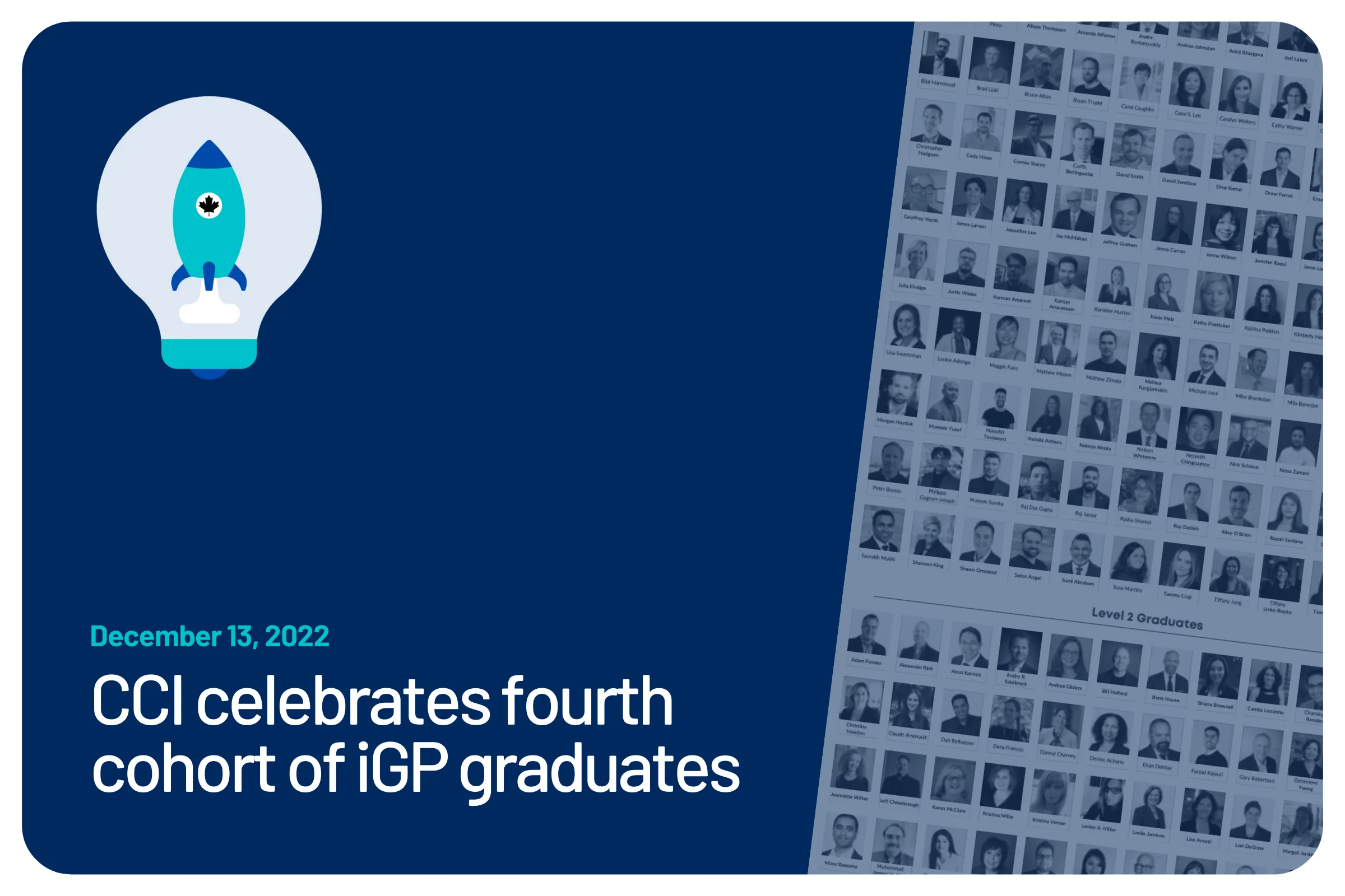 CCI celebrates fourth cohort of iGP gradutes