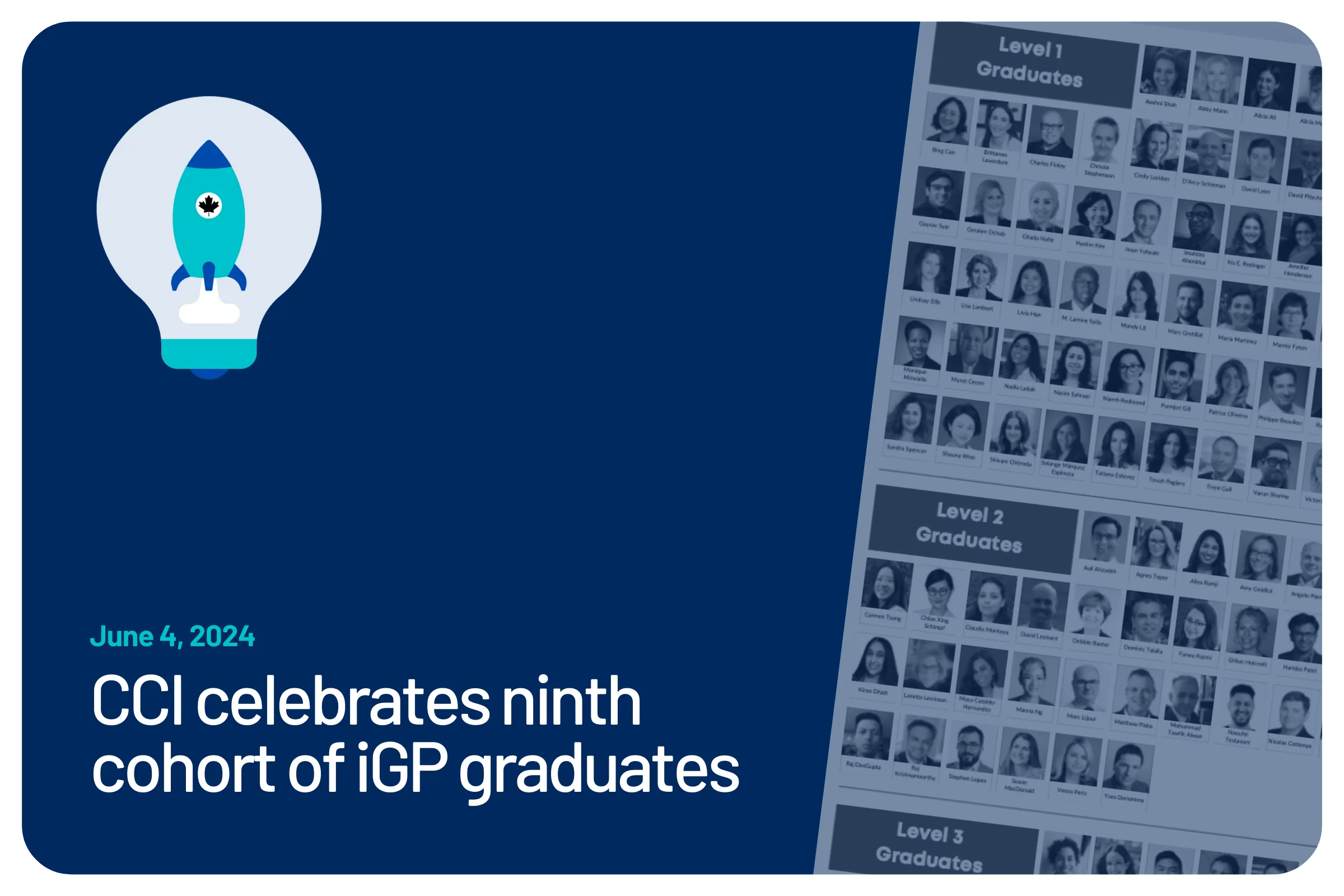 CCI celebrates ninth cohort of iGP graduates
