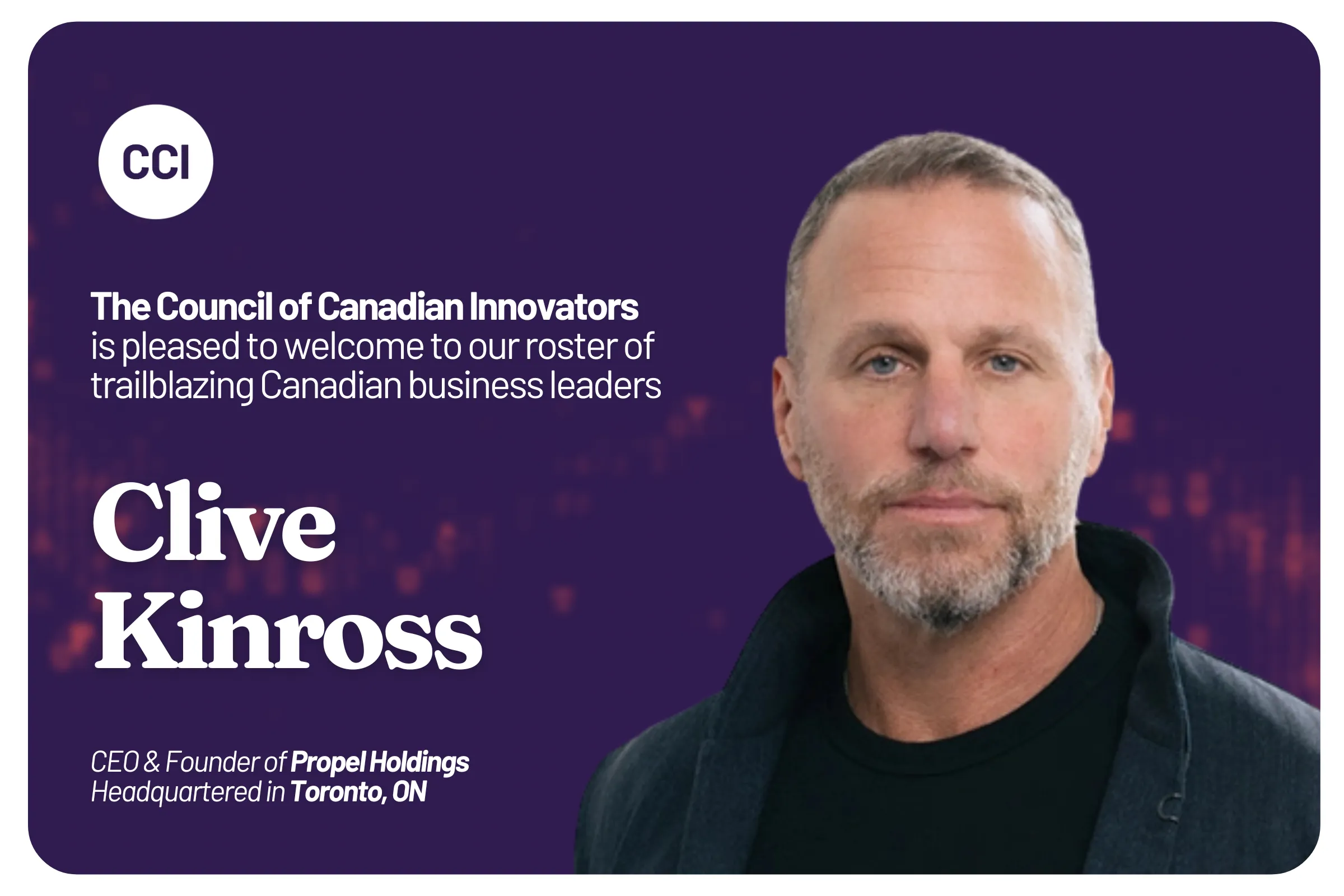 CCI Welcomes Propel Holdings to Our National Network of Innovators