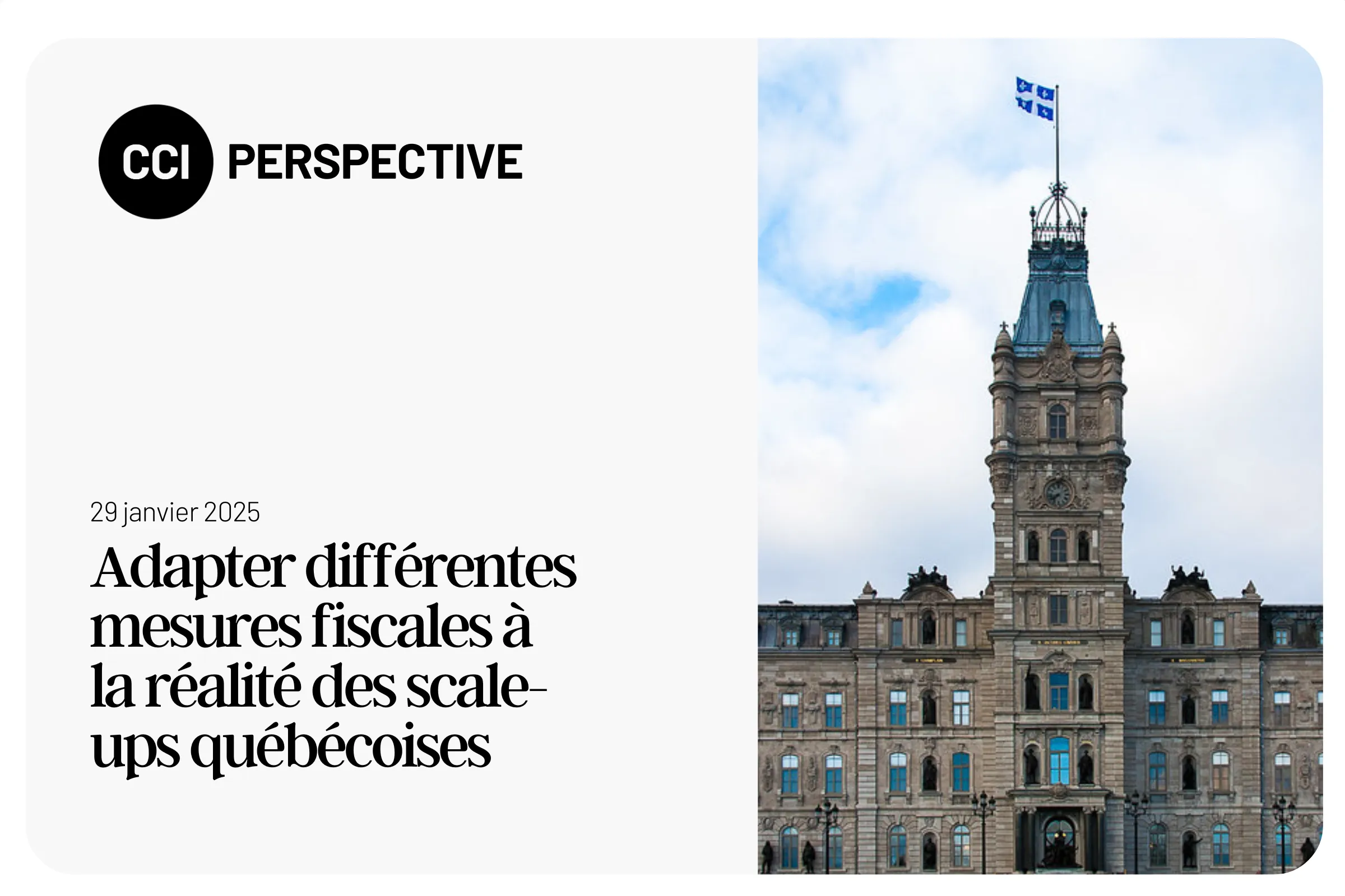 Adapter différentes mesures fiscales à la réalité des scale-ups québécoises