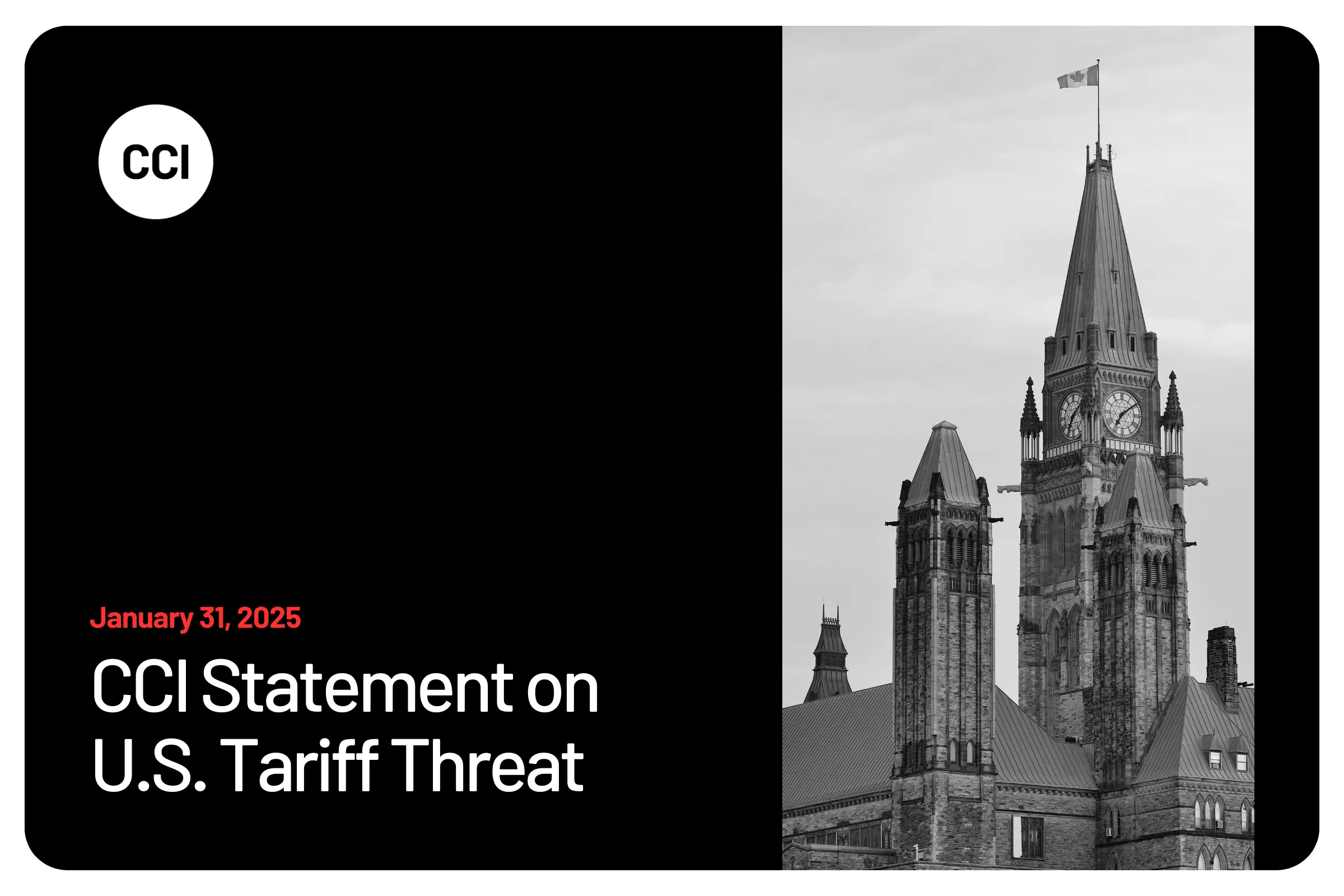 CCI Statement on U.S. Tariff Threat