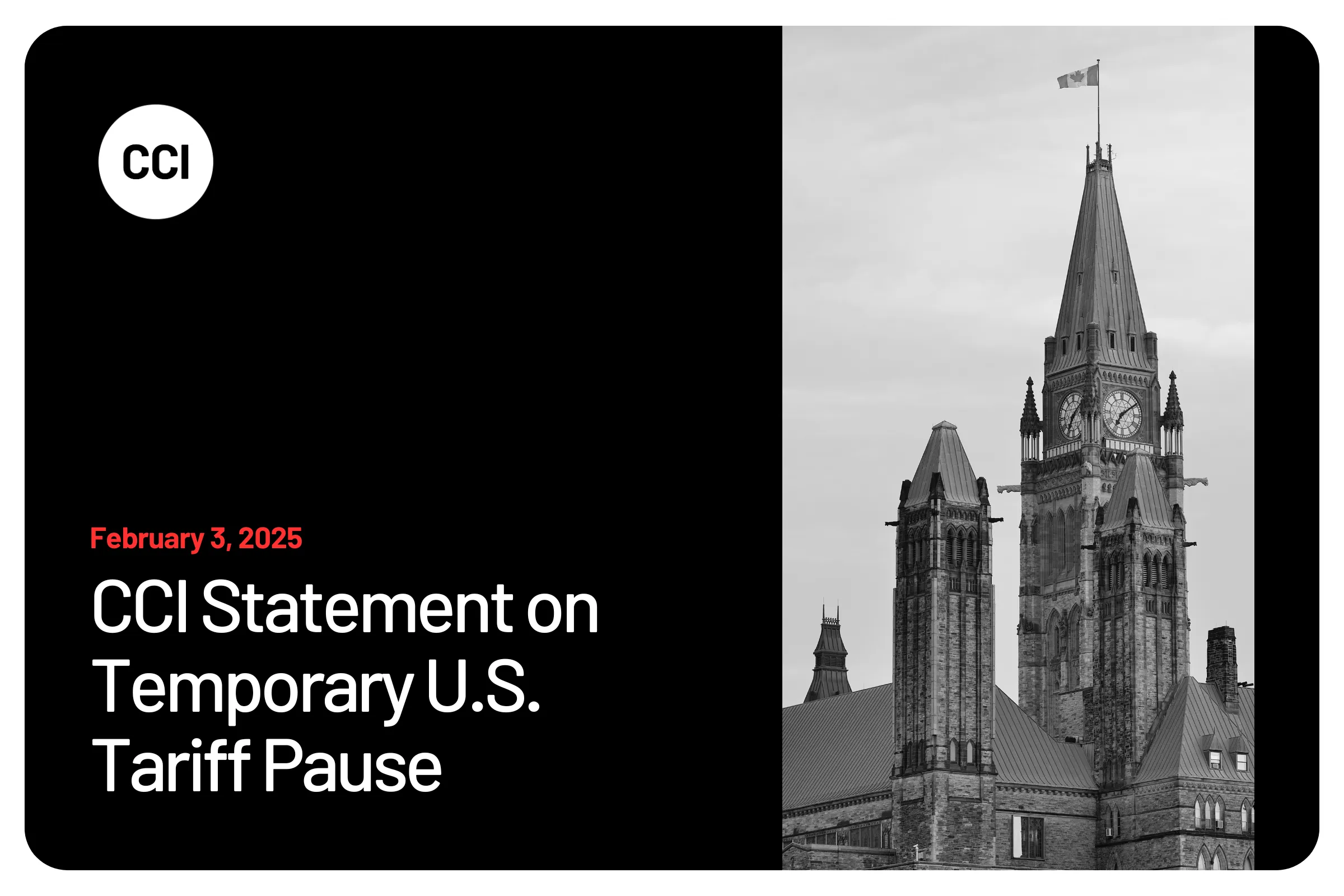 CCI Statement on Temporary U.S. Tariff Pause