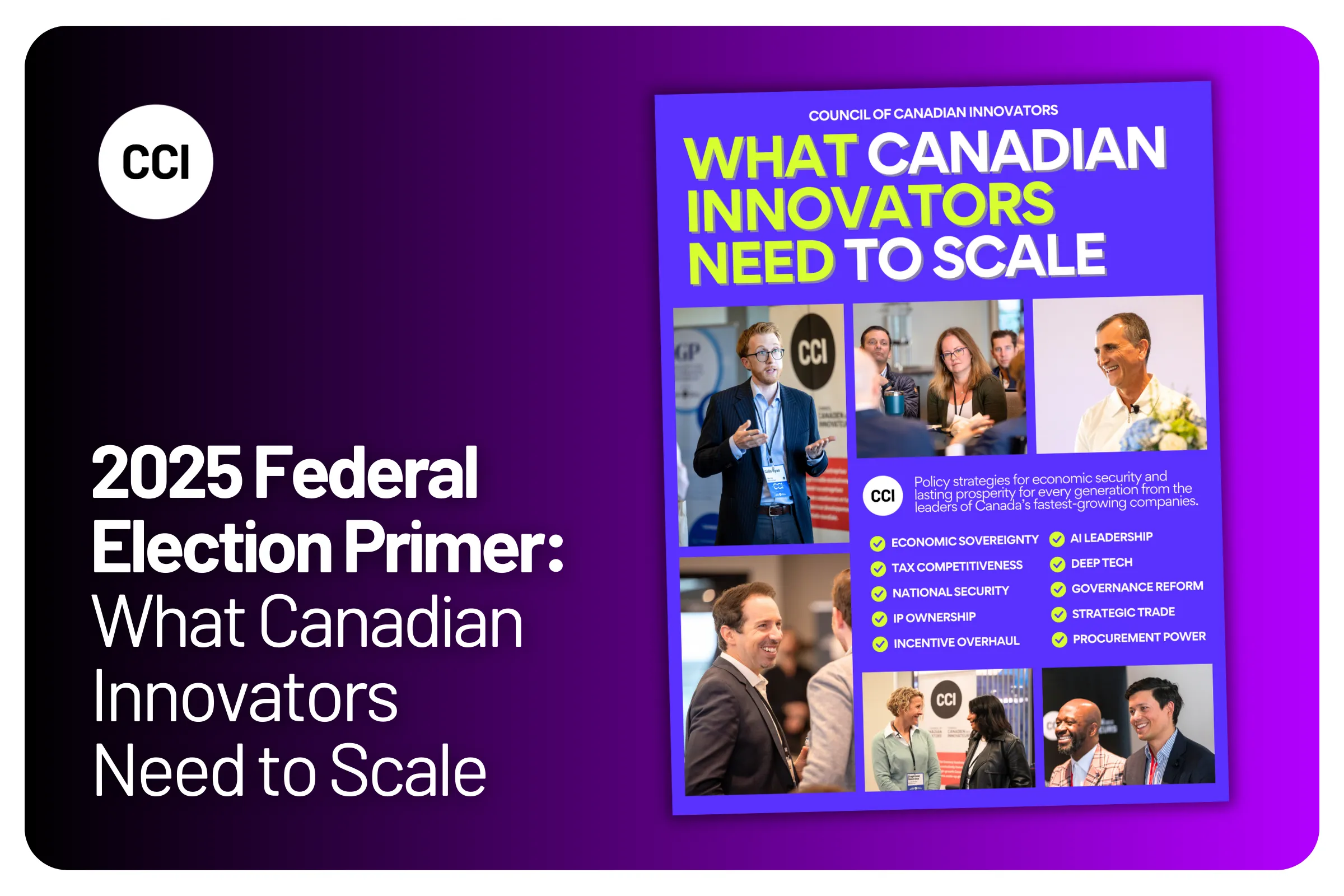 2025 Federal Election Primer: What Canadian Innovators Need to Scale