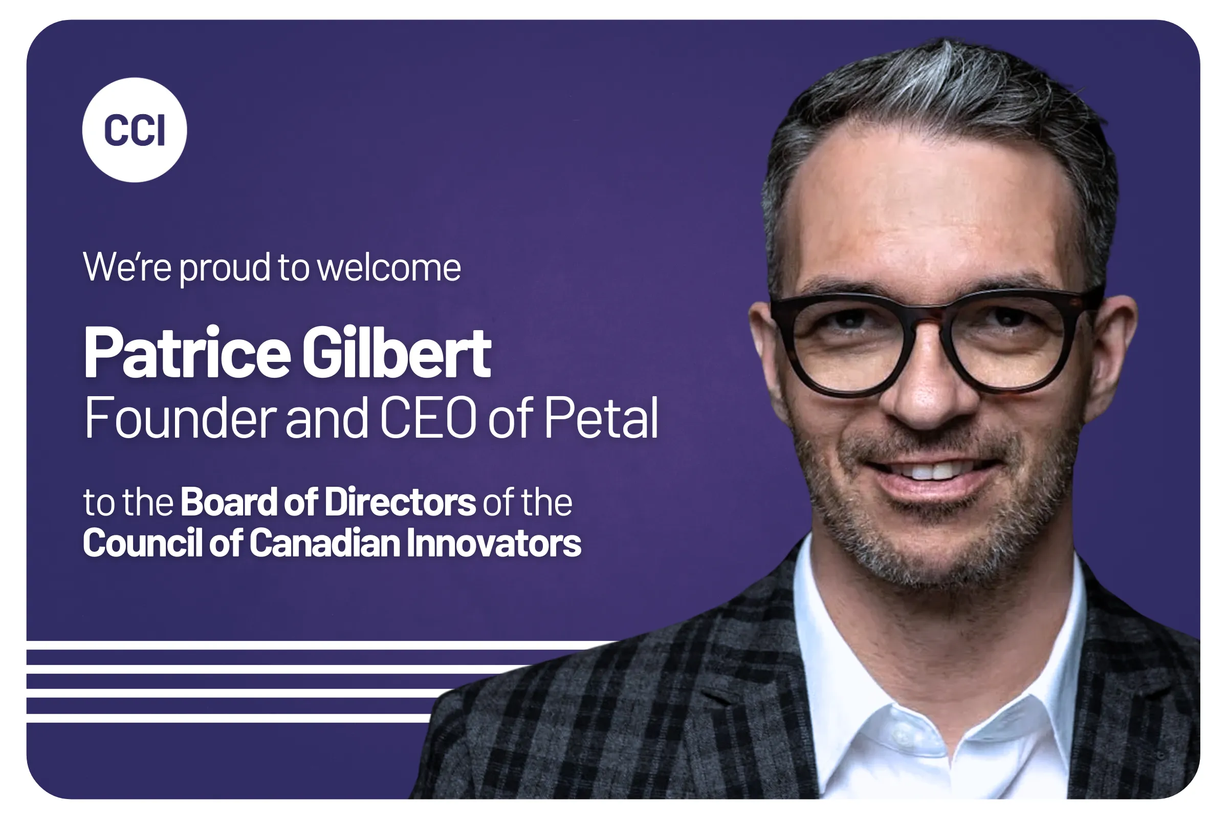 Healthtech Entrepreneur Patrice Gilbert Joins Board of the Council of Canadian Innovators