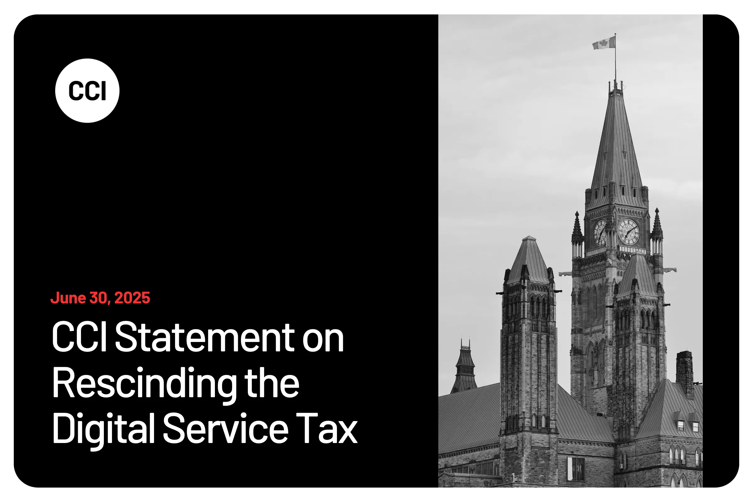 CCI Statement on Rescinding the  Digital Services Tax