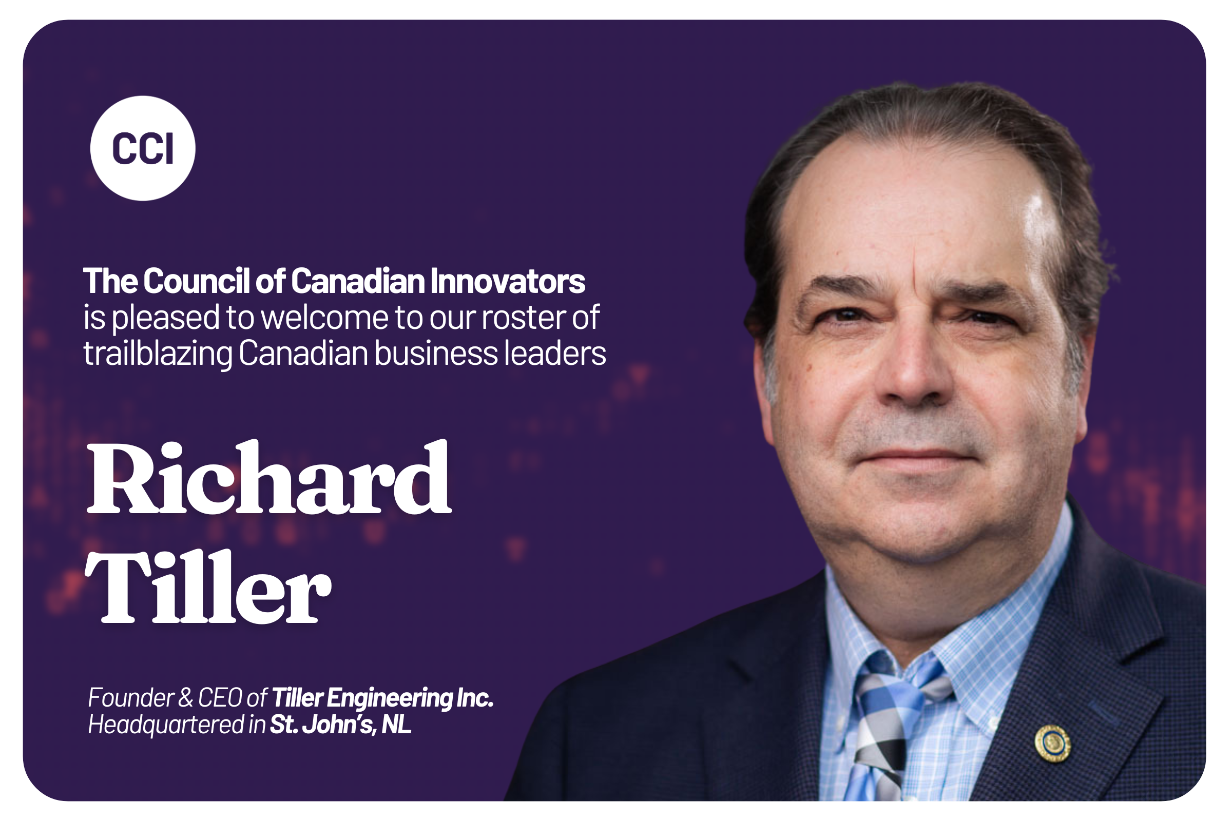 CCI Welcomes Tiller Engineering to our National Network of Innovators