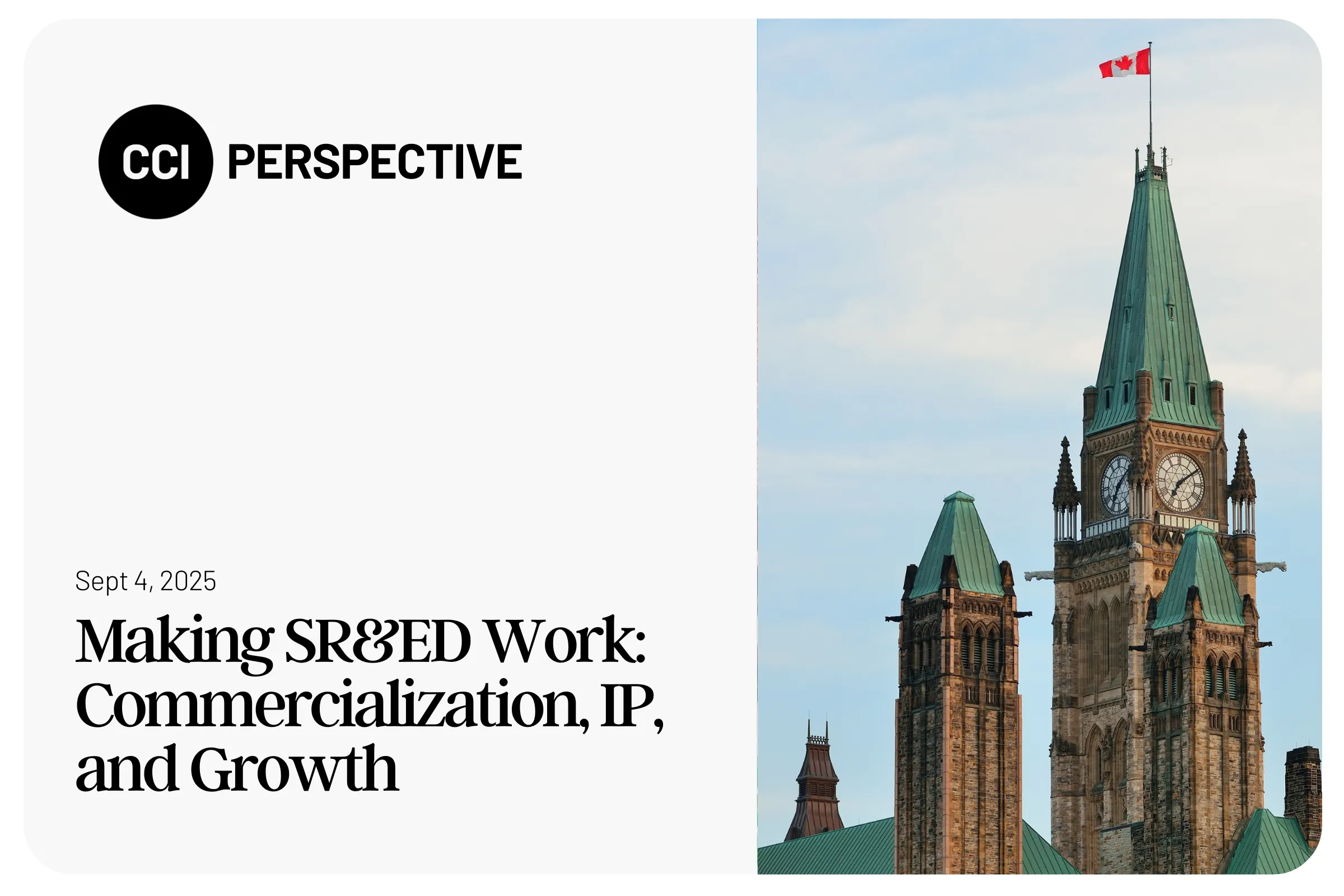 Making SR&ED Work: Commercialization, IP, and Growth