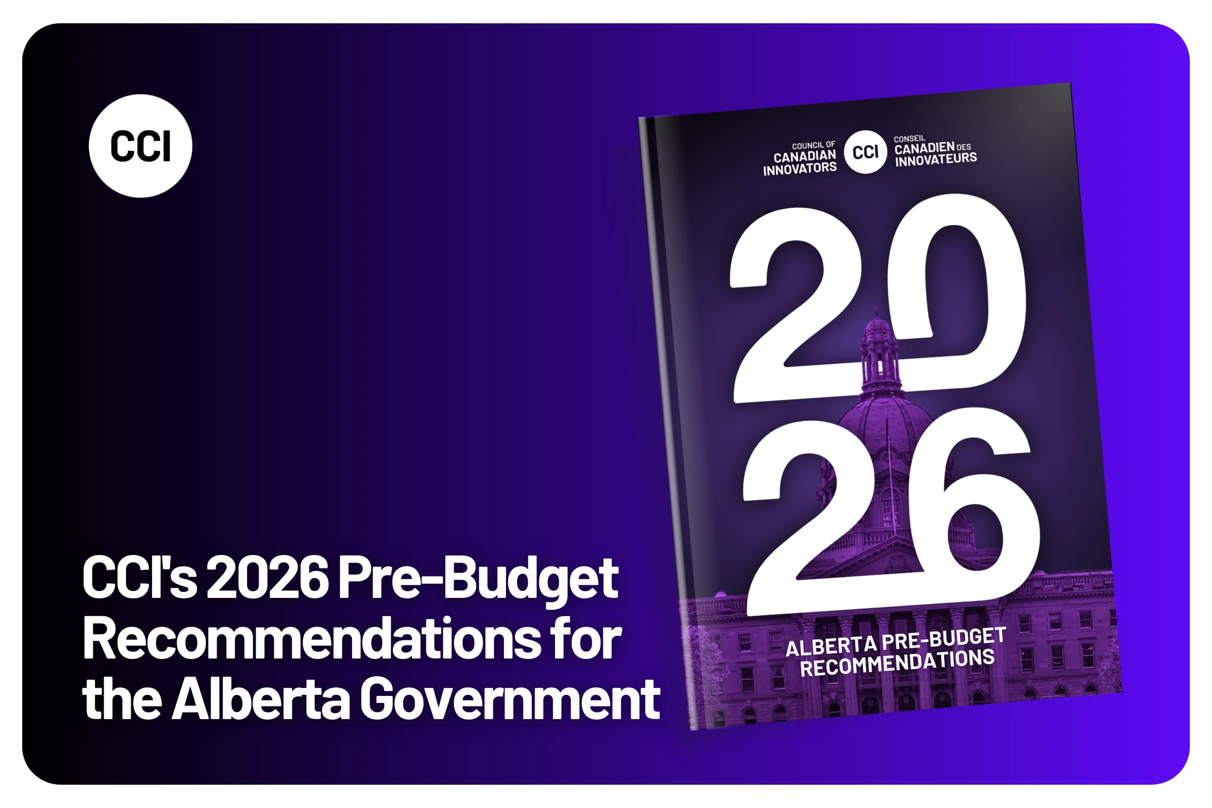 CCI's 2026 Pre-Budget Recommendations for the Alberta Government