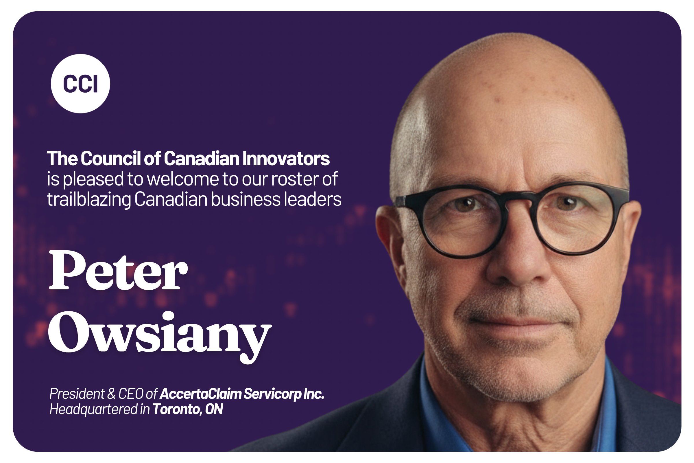 CCI Welcomes AccertaClaim Servicorp to Our National Network of Innovators