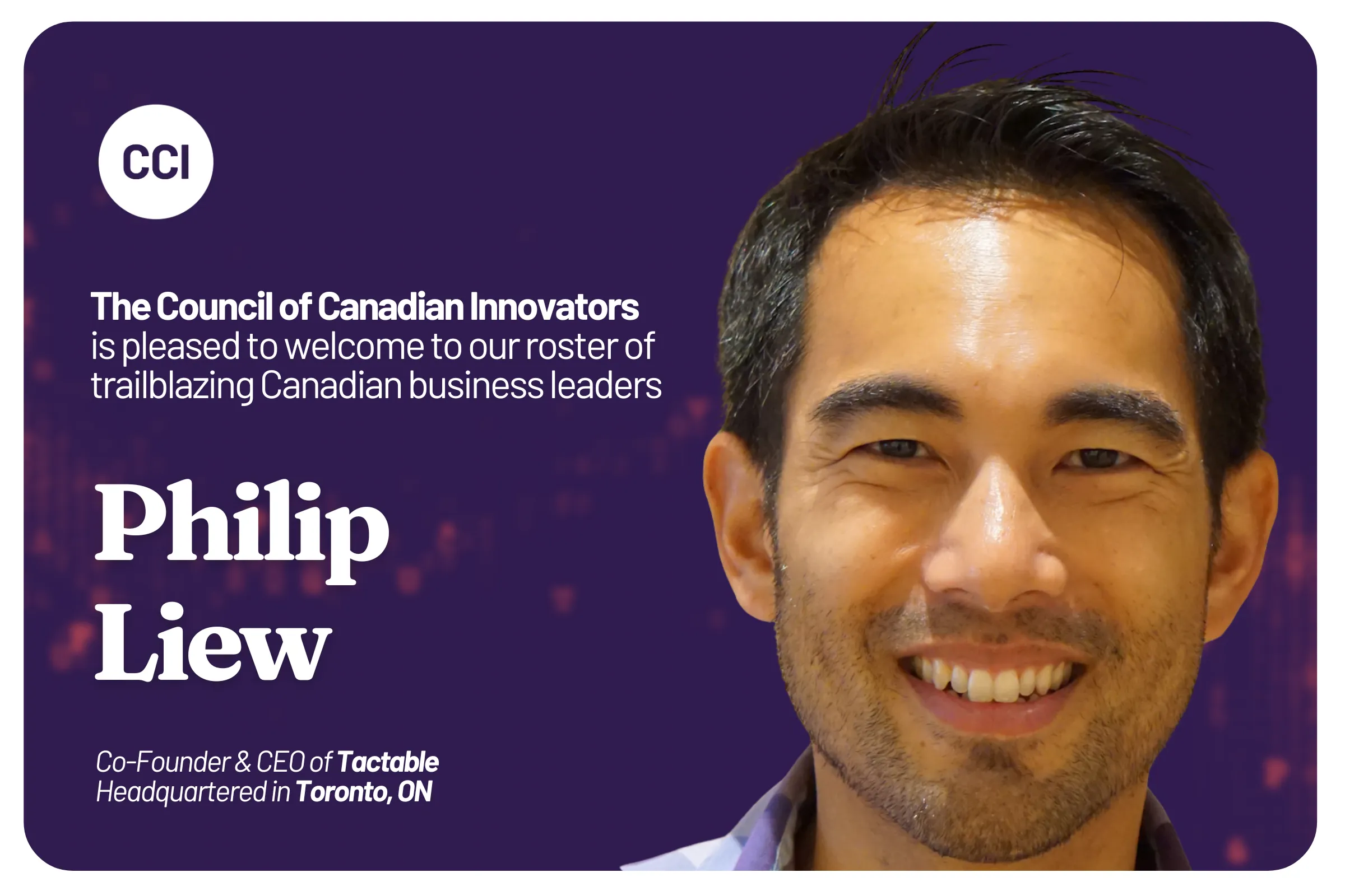 CCI Welcomes Tactable to Our National Network of Innovators