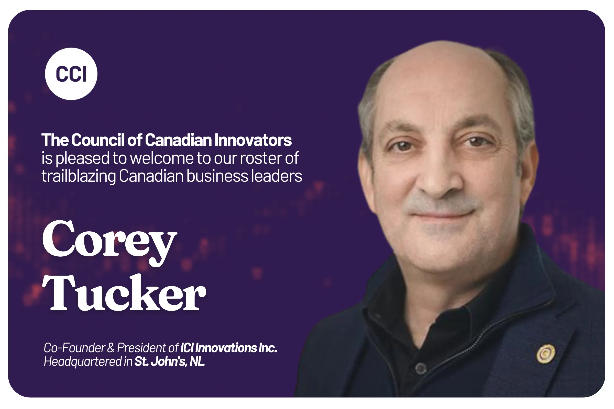 CCI Welcomes ICI Innovations Inc. to Our Network of National Innovators