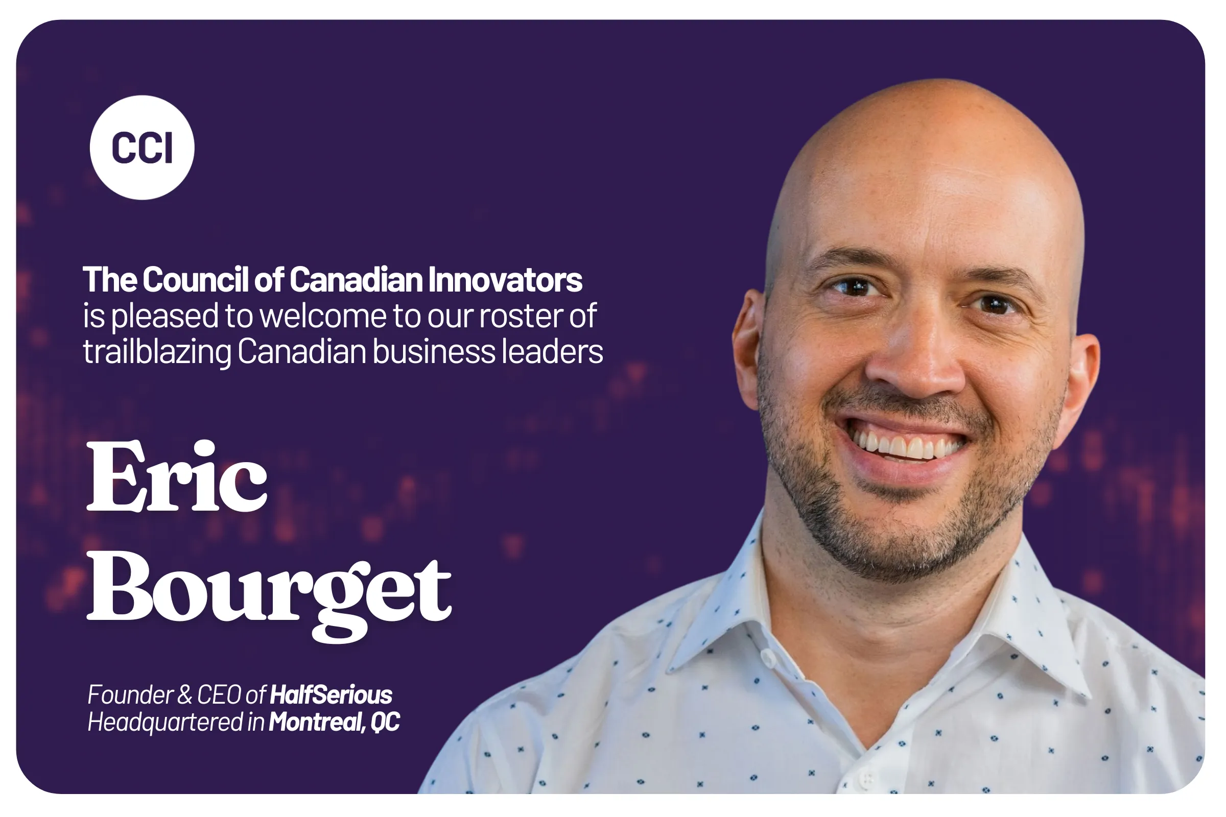 CCI Welcomes HalfSerious to Our Network of National Innovators