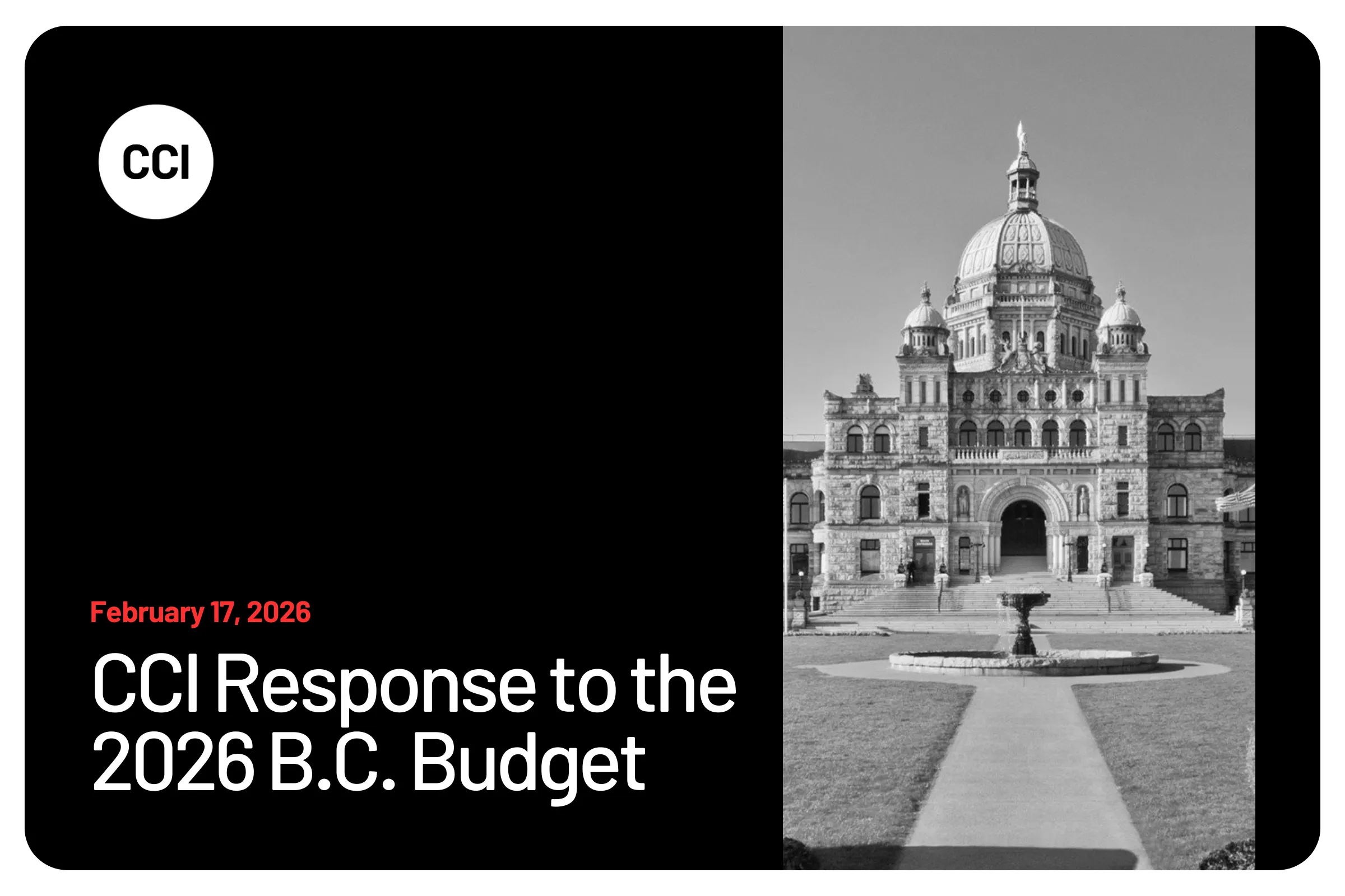 CCI Response to the 2026 B.C. Budget