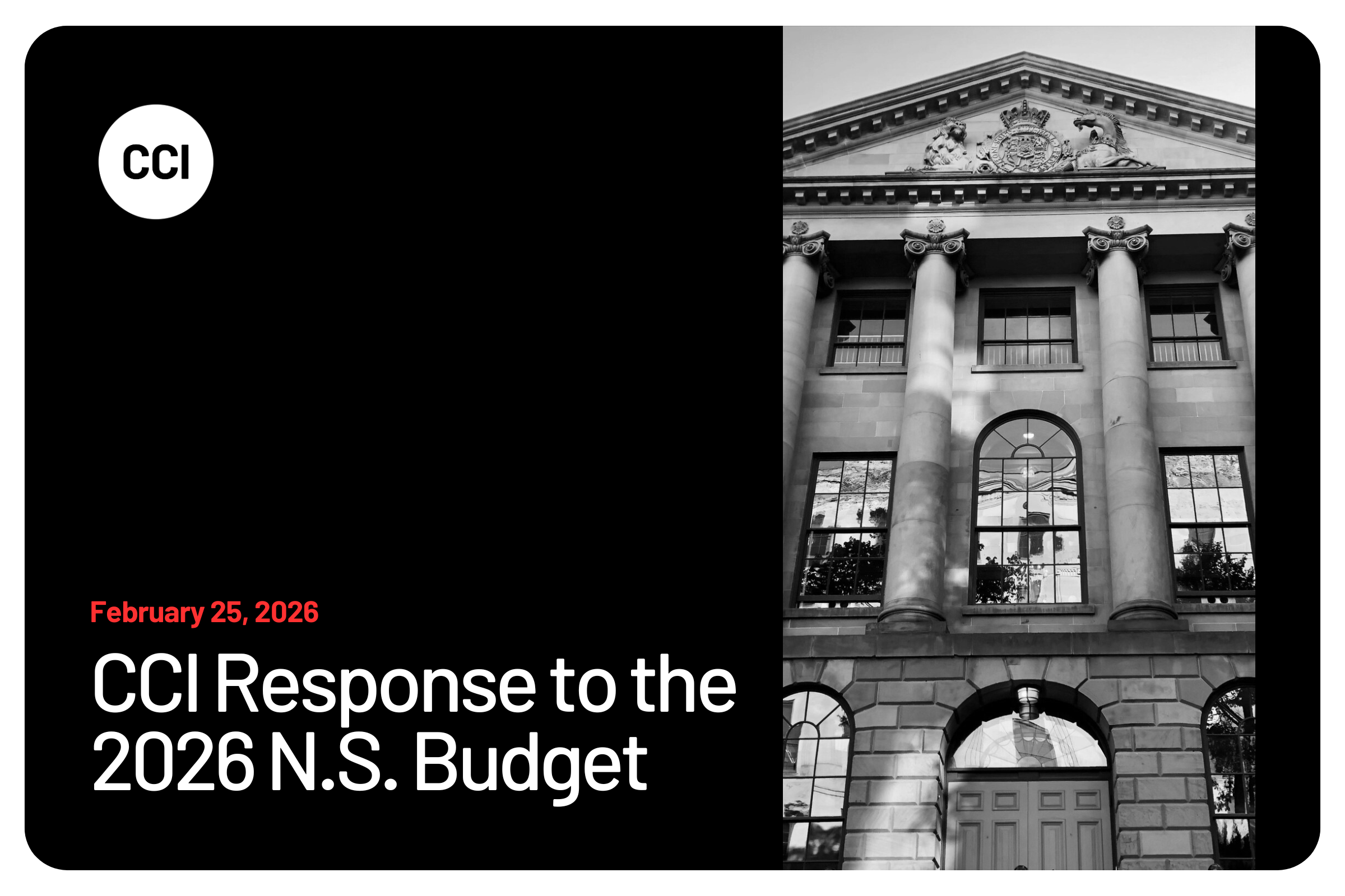 CCI Response to the 2026 N.S. Budget