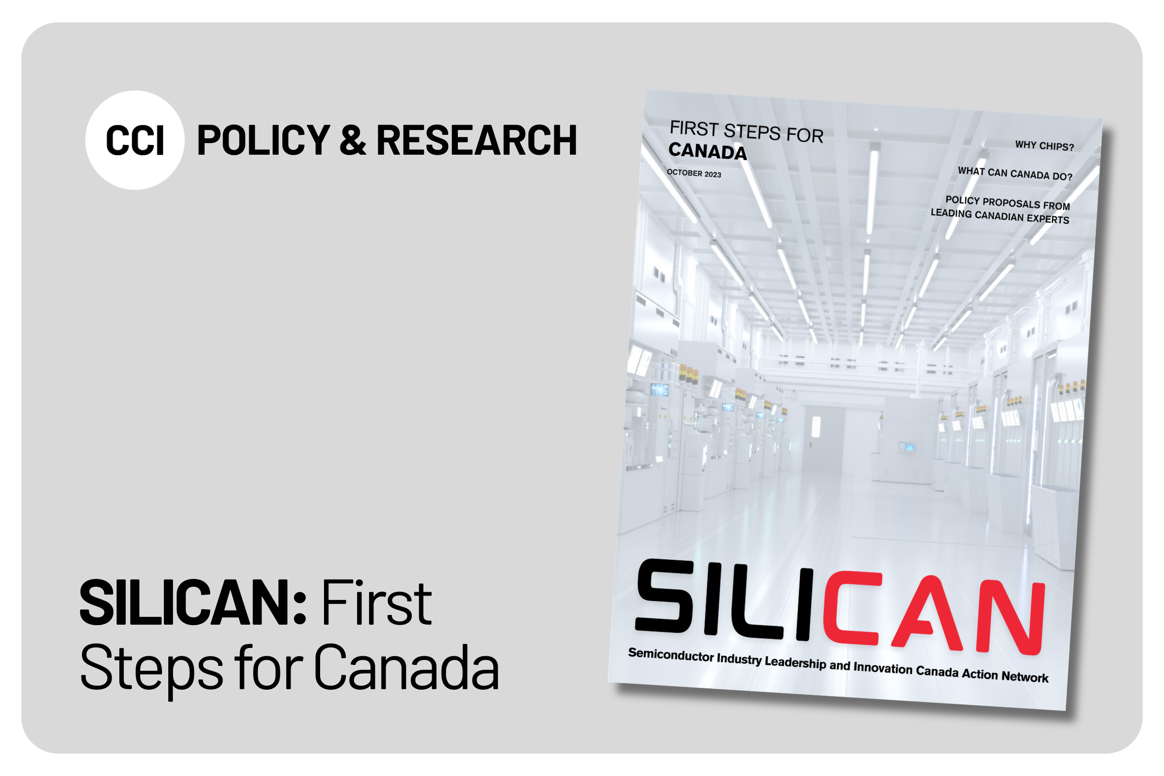 "First Steps For Canada" Released by SILICAN