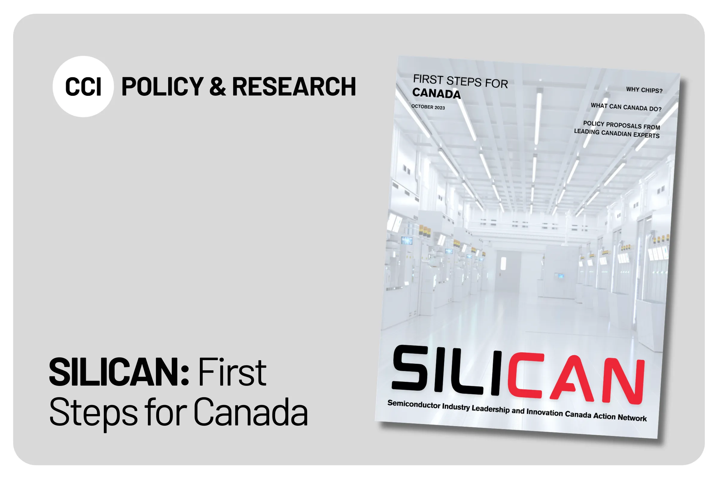 "First Steps For Canada" Released by SILICAN
