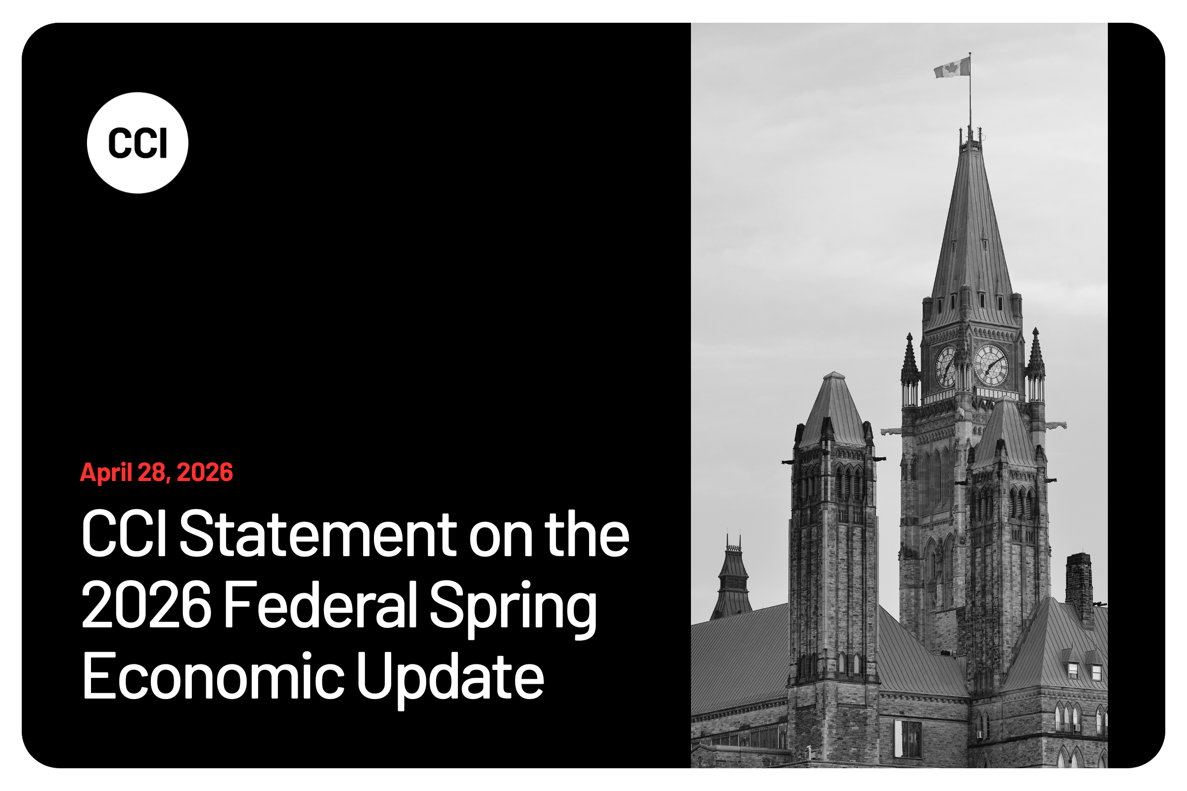 CCI Statement on the 2026 Federal Spring Economic Update
