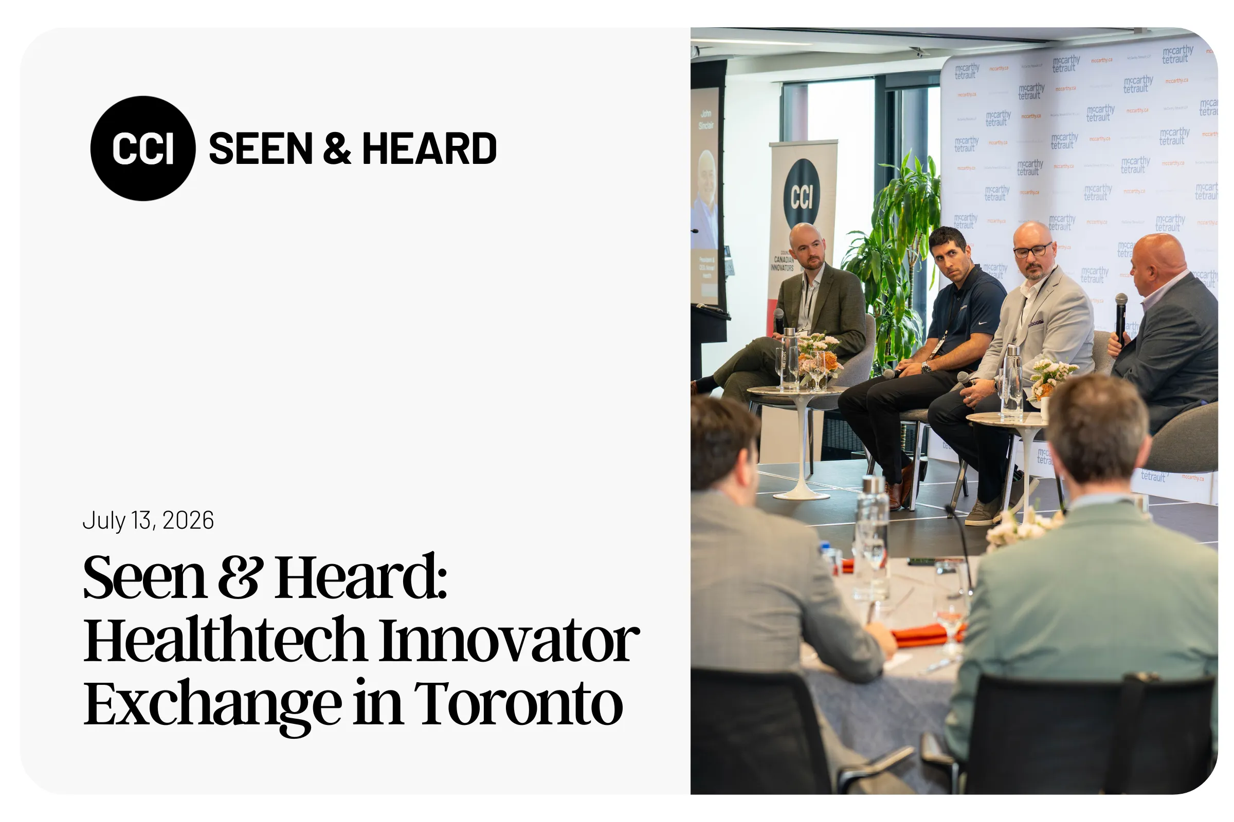 Seen & Heard: Healthtech Innovator Exchange in Toronto