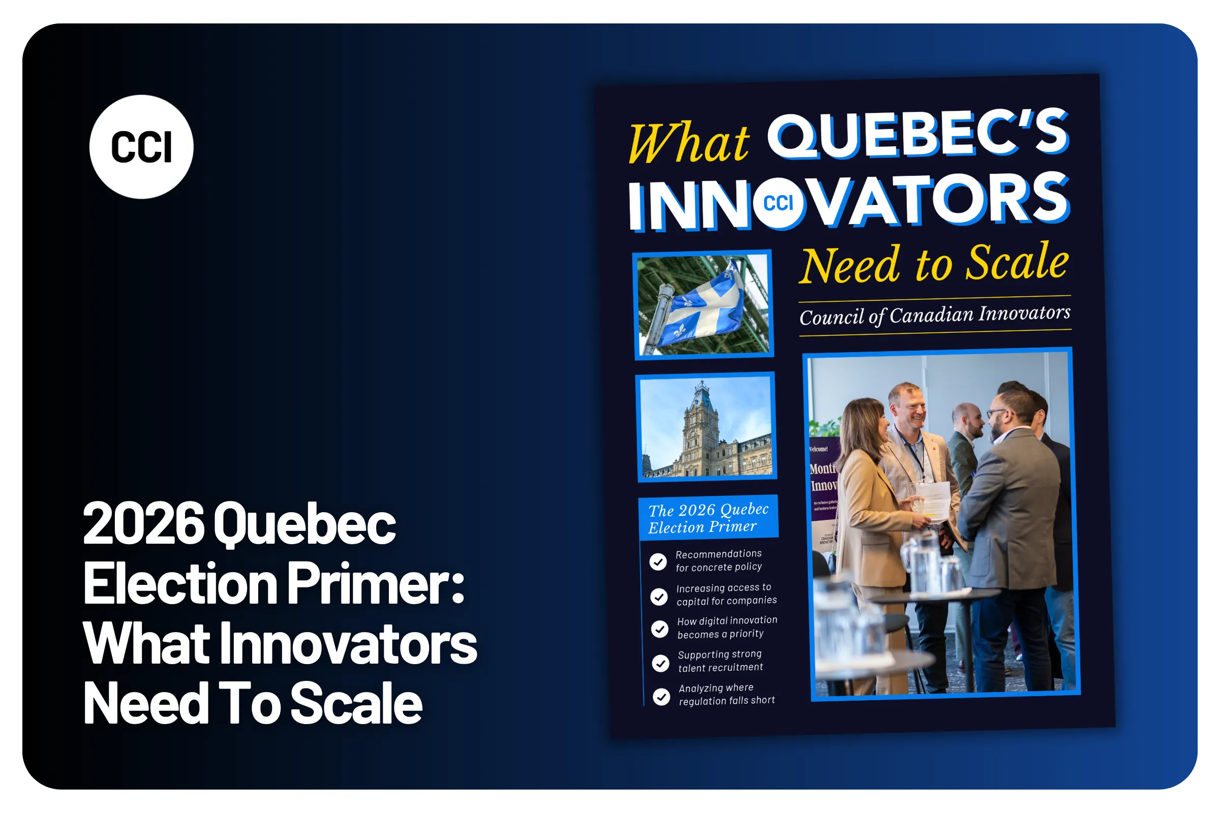 2026 Quebec Election Primer: What Innovators Need To Scale