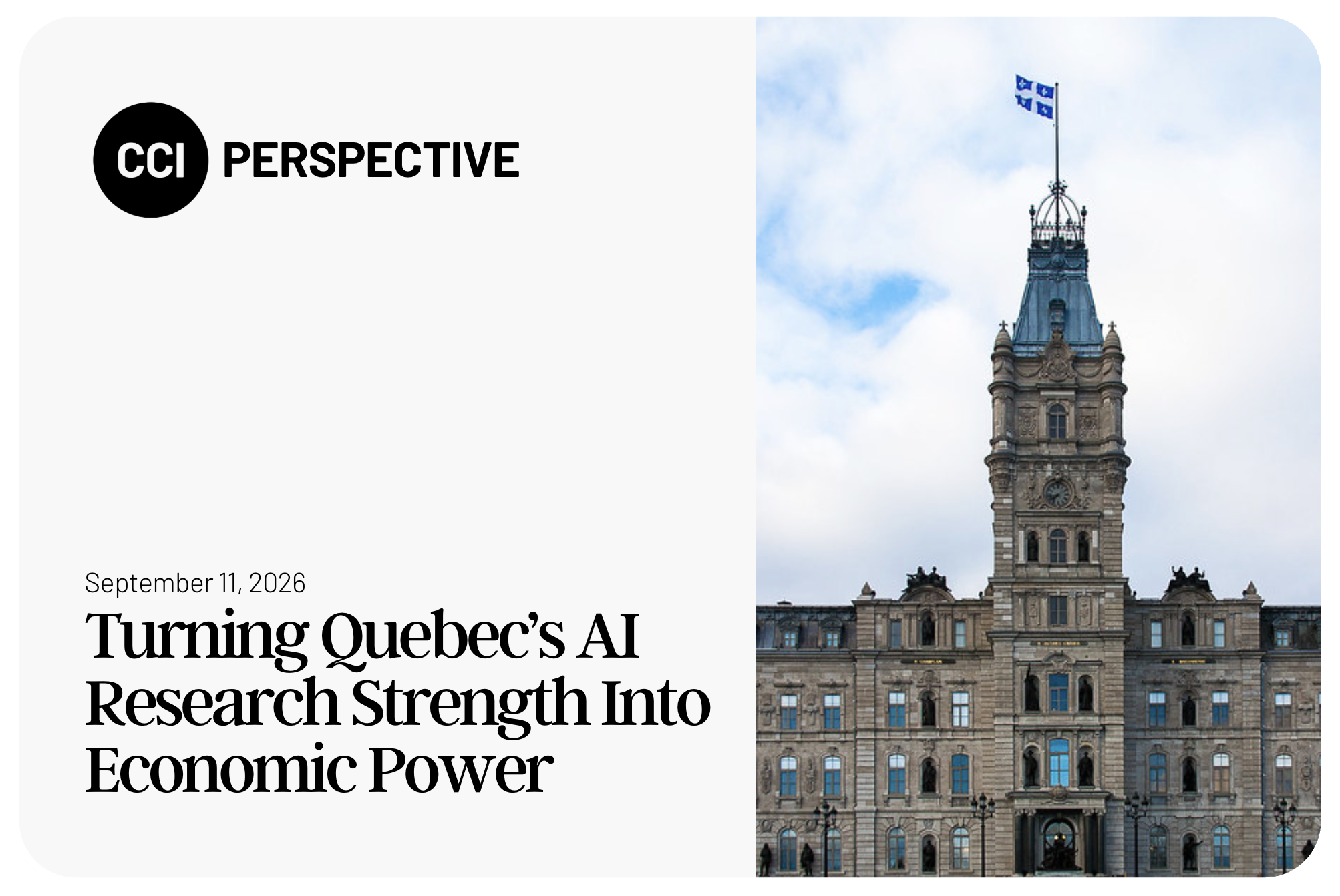 Turning Quebec’s AI Research Strength Into Economic Power