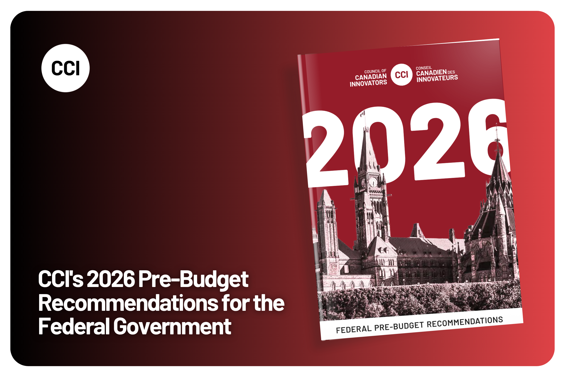 CCI's 2026 Pre-Budget Recommendations for the Federal Government
