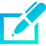 Icon of pad and pen.