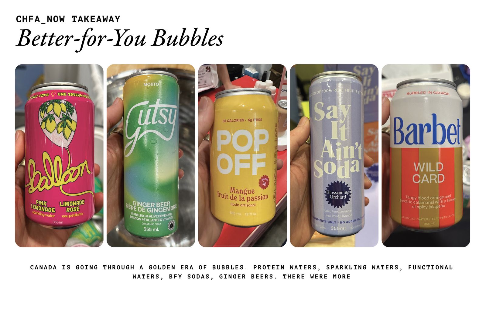 Functional sodas and sparkling waters highlighted at CHFA 2025.