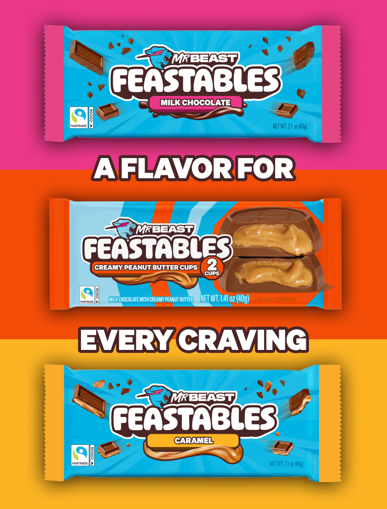 MRBEAST Feastables chocolate range for Anna Pan interview THE GOODS