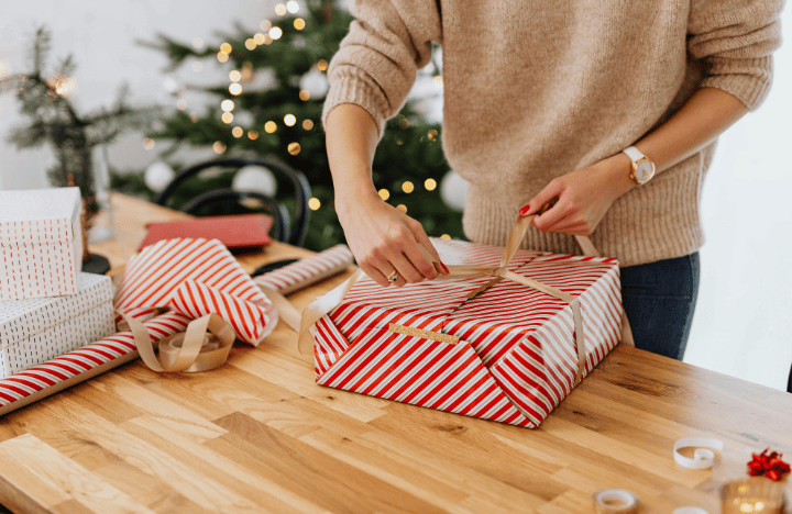 在 CF Markville 包装礼物