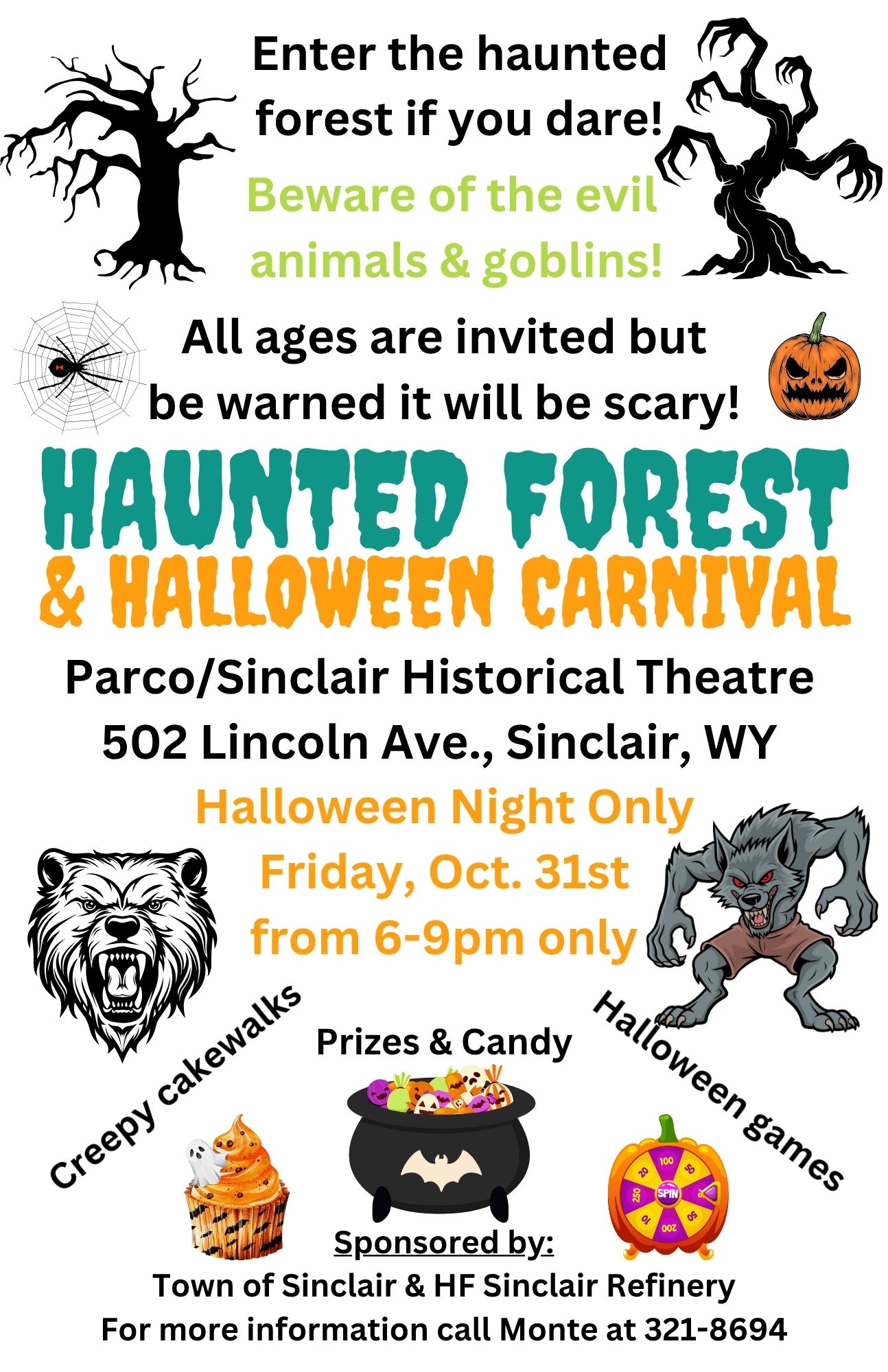 Town of Sinclair Halloween Carnival & Haunted Forest
